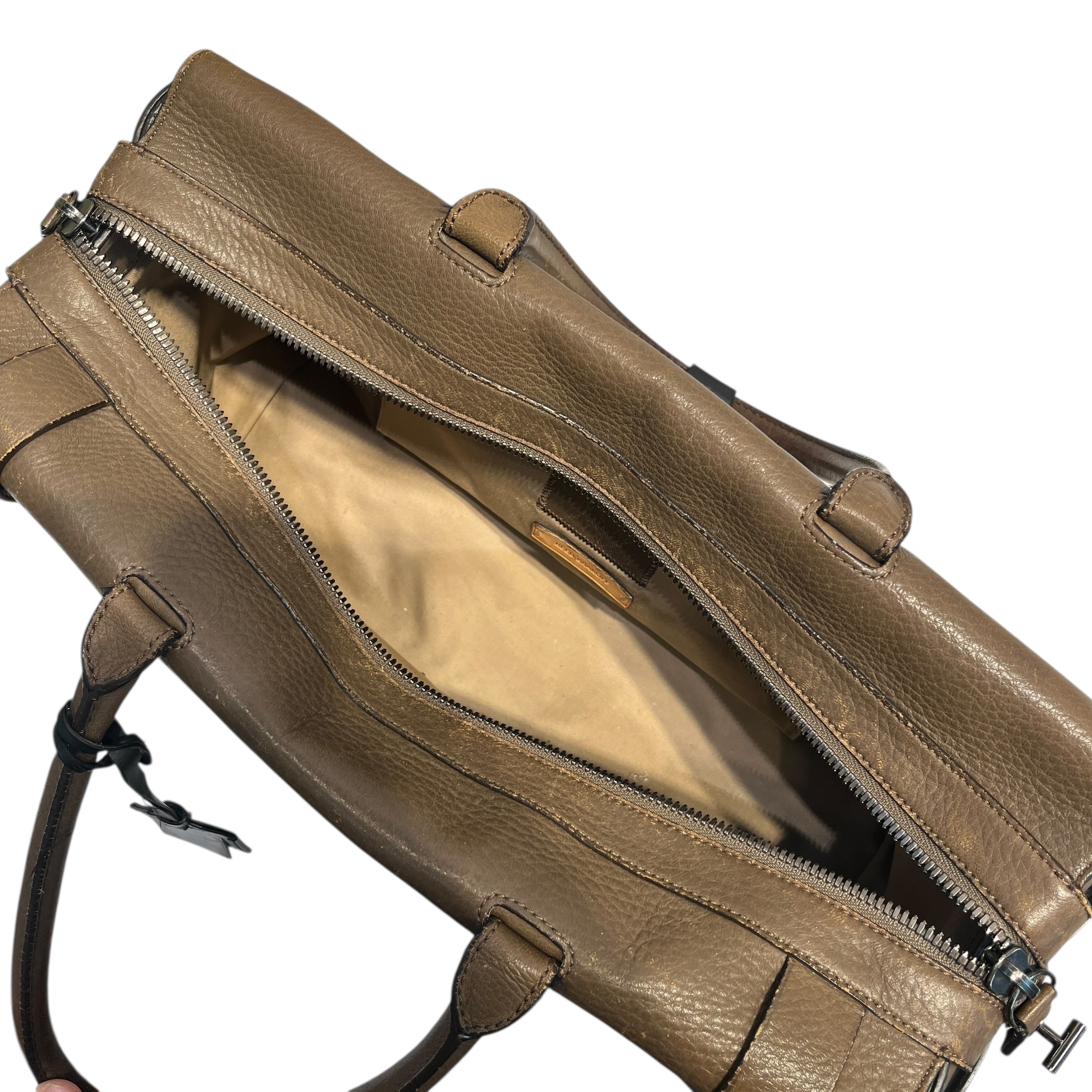 REED KRAKOFF/Hand Bag/Leather/BRW/INSIDE OUT BOXER BAG view 4