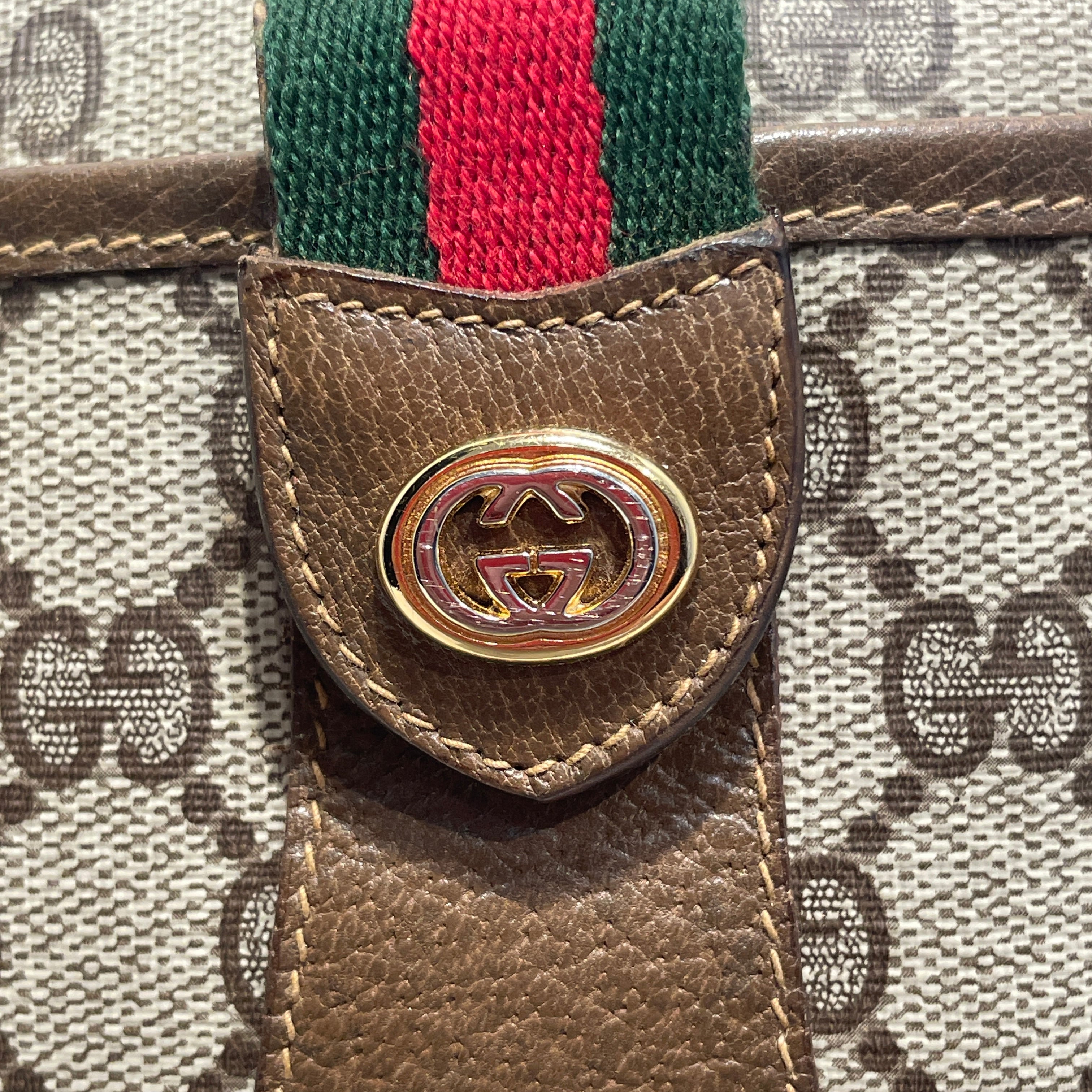 GUCCI/Cross Body Bag/Monogram/Leather/MLT/Gucissima Cross Body Bag view 5