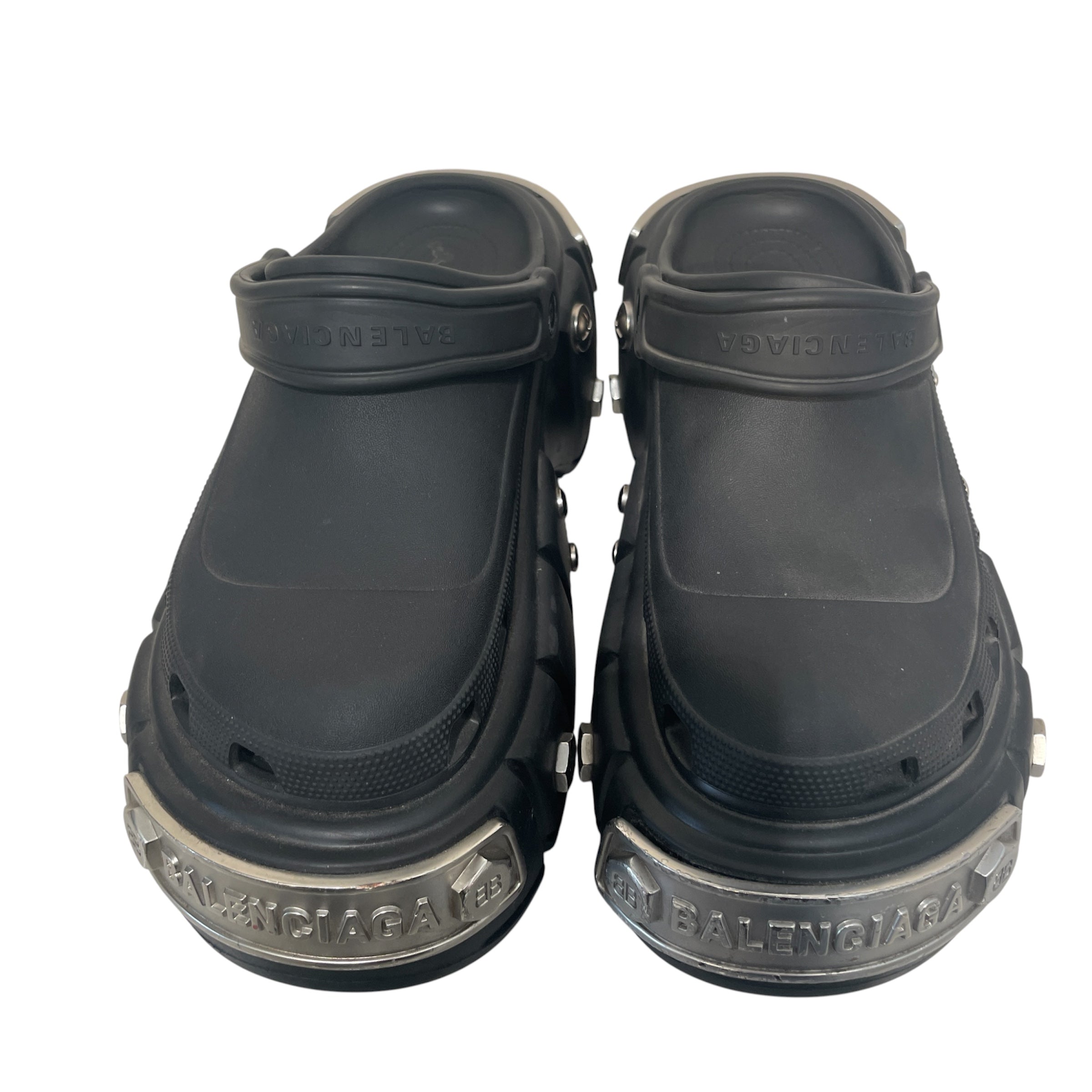 BALENCIAGA/Shoes/EU 41/BLK/Balenciaga Crocs view 3