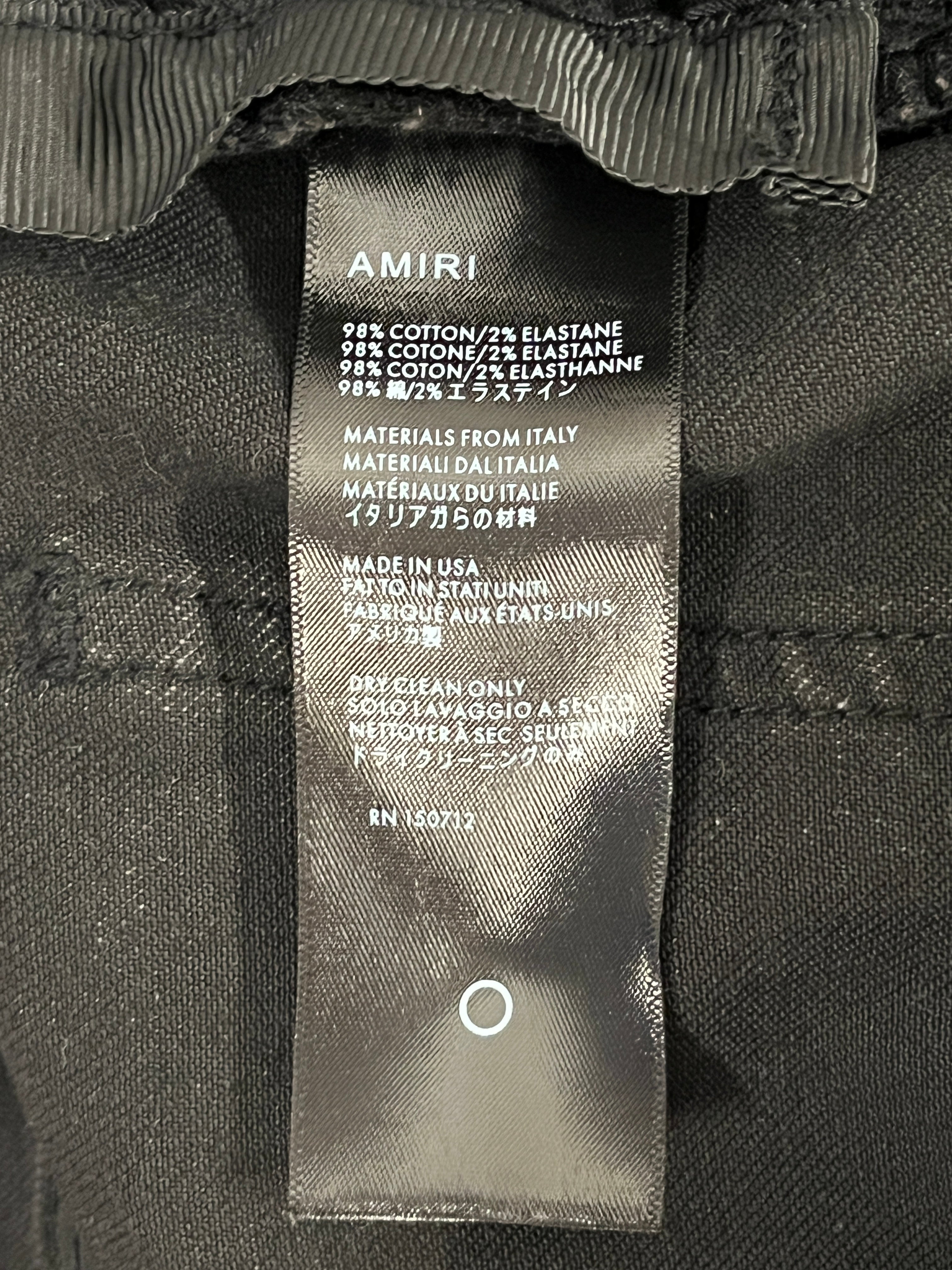 AMIRI/Skinny Pants/36/Denim/BLK/dragon mx1 view 4