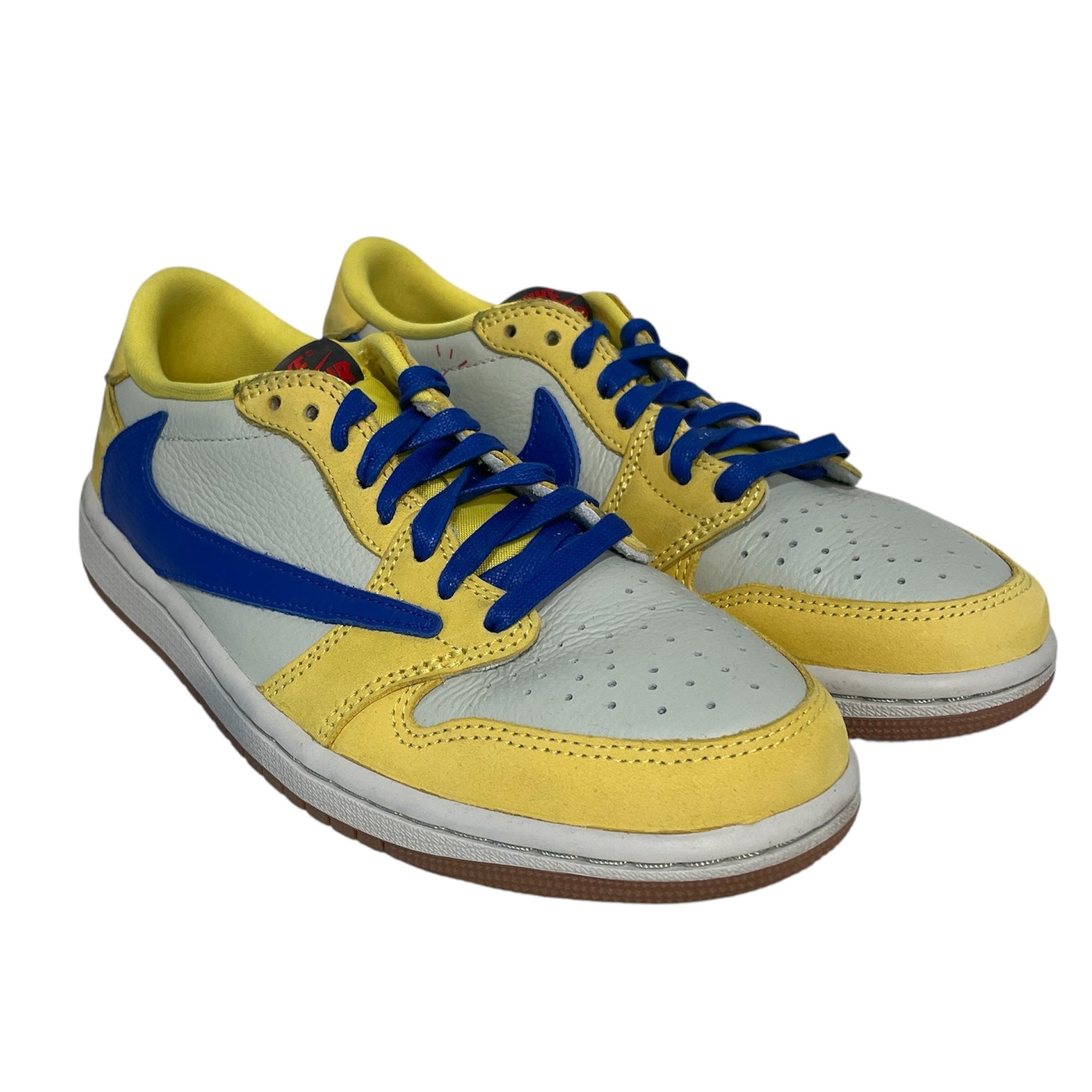 NIKE/TRAVIS SCOTT/Low-Sneakers/US 7/Suede/YEL/Canary Jordan 1 low view 1
