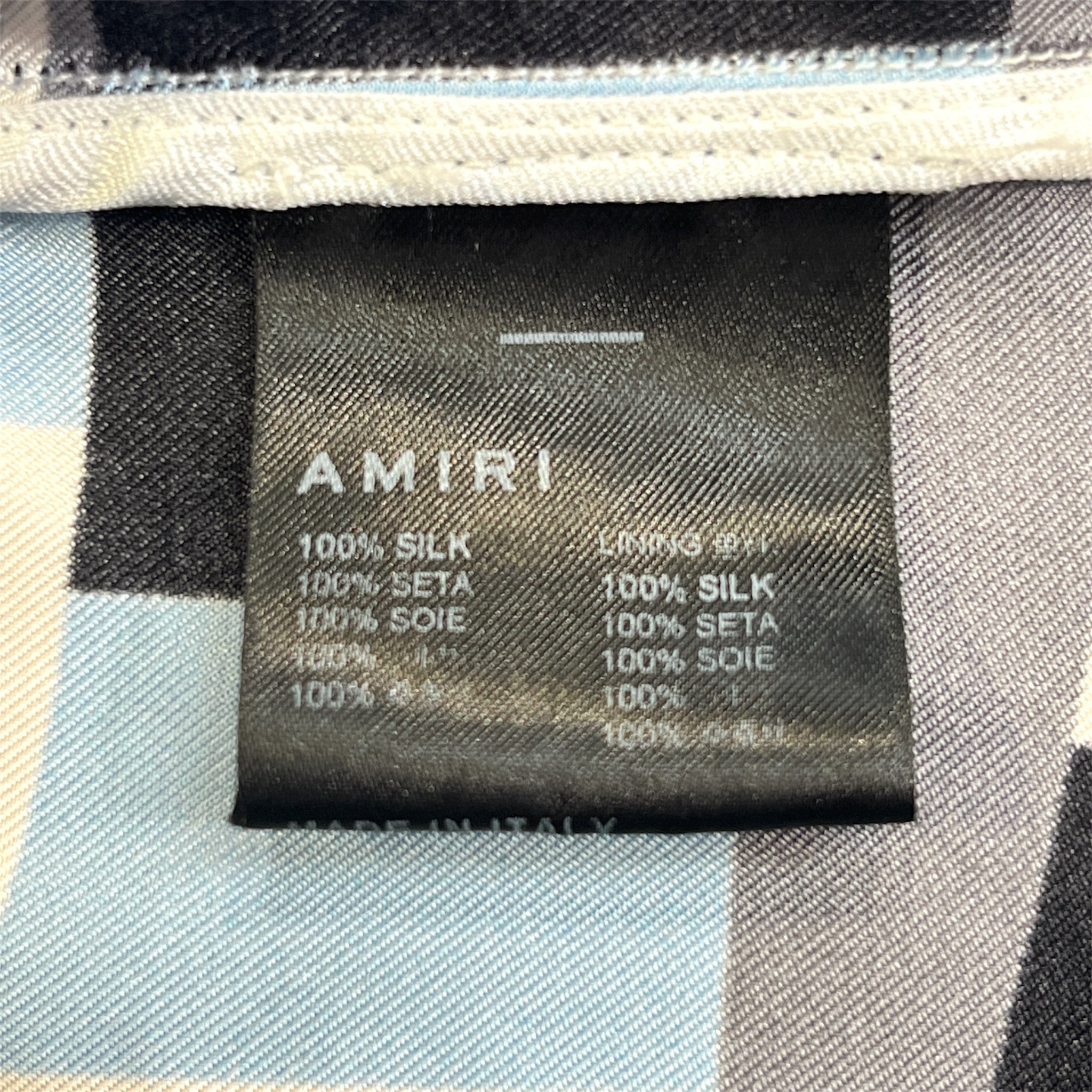 AMIRI/Shorts/XXXL/Silk/BLU/All Over Print/ view 4