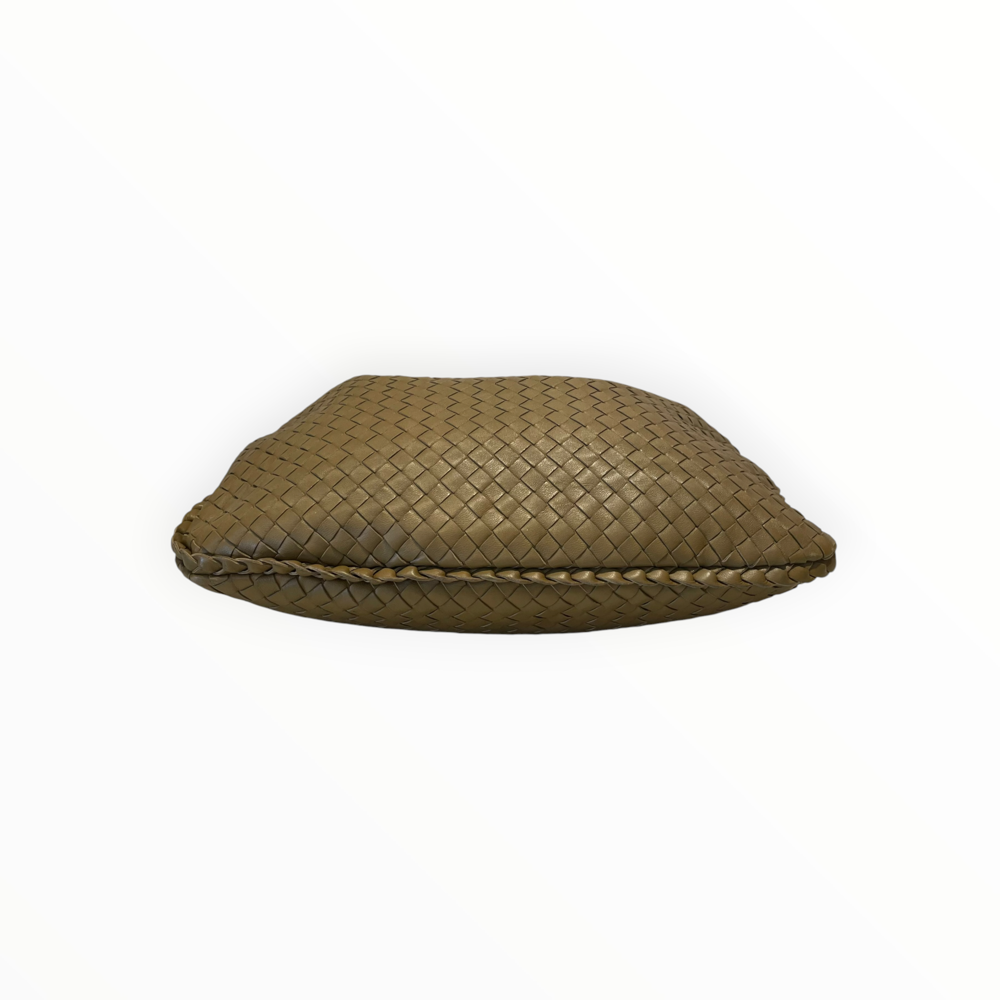 BOTTEGA VENETA/Hand Bag/Leather/KHK/Intrecciato Veneta Hobo view 3
