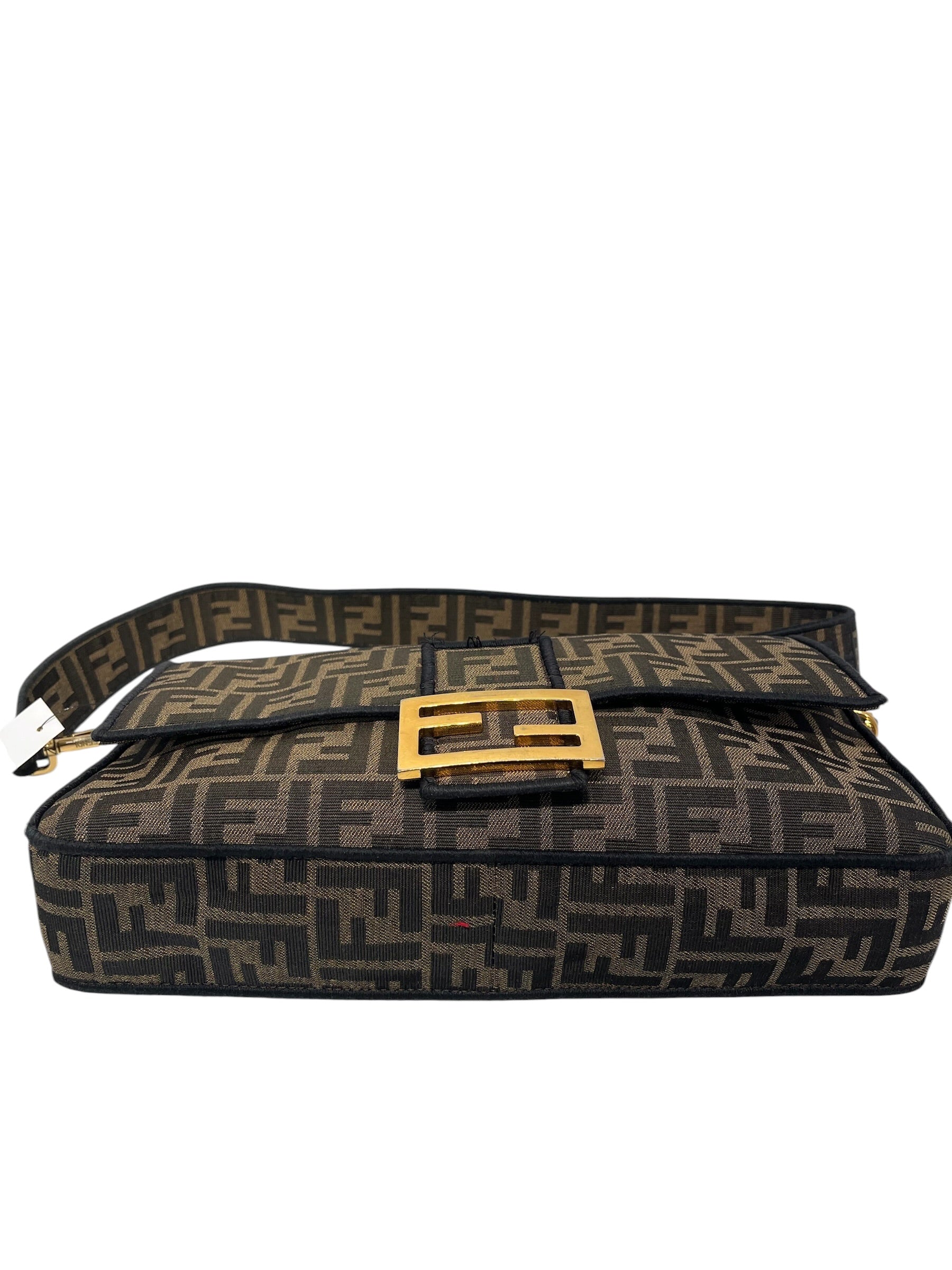 FENDI/Cross Body Bag/All Over Print/Cotton/BRW/Baguette bag |Fendi Amor strap view 5
