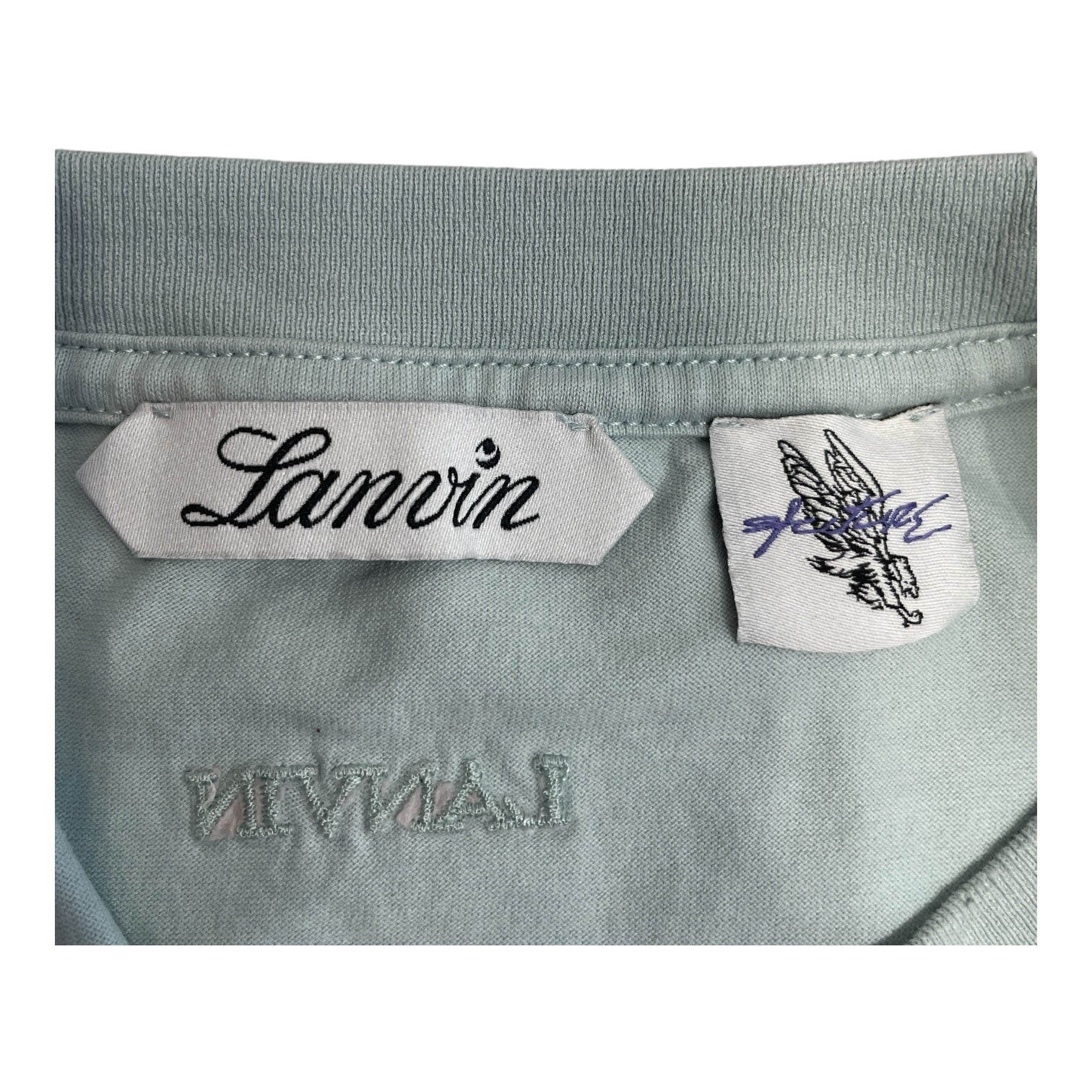 LANVIN/T-Shirt/XS/Cotton/BLU/LANVIN LIGHT BLUE TS view 6