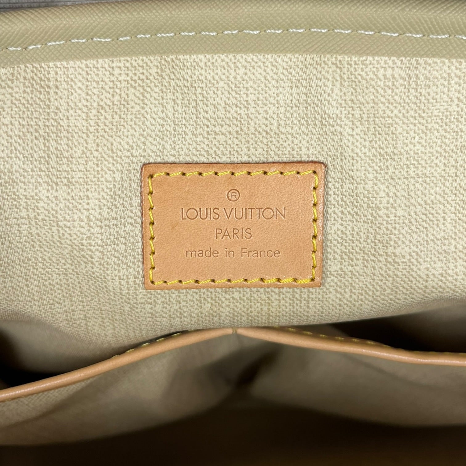 LOUIS VUITTON/Bag/Monogram/Leather/BRW/Trouville handbag view 4