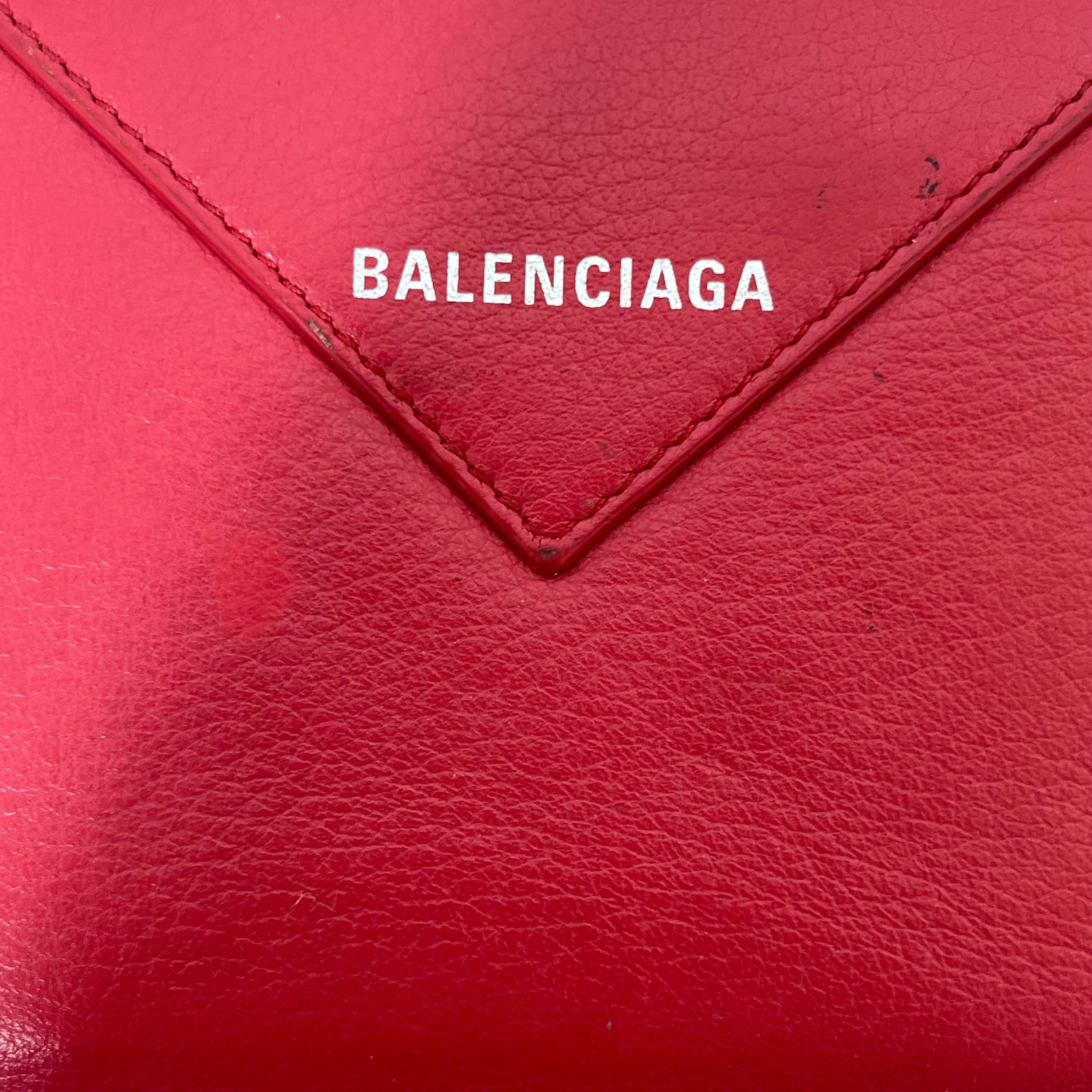 BALENCIAGA/Bifold Wallet/Leather/RED/ view 5