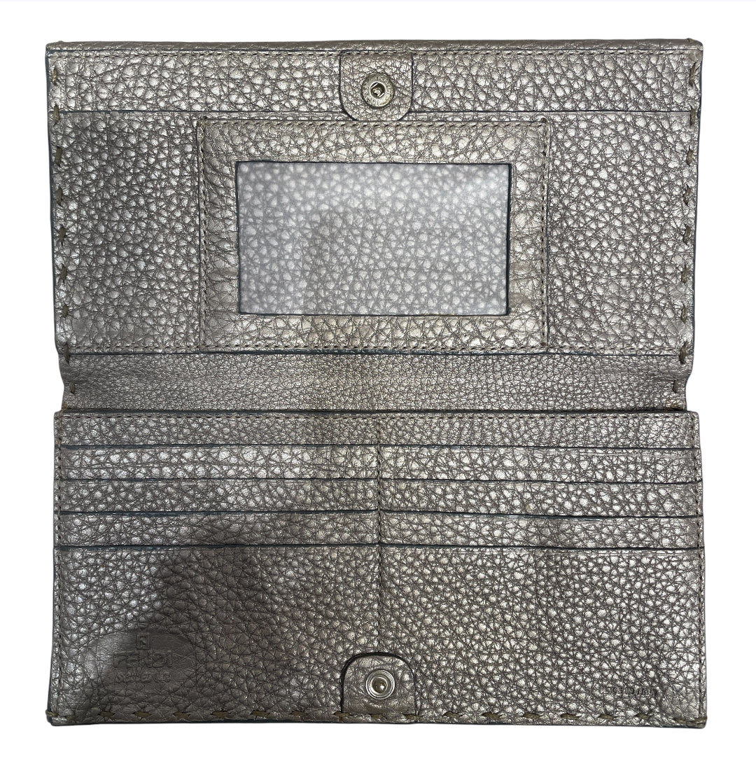 FENDI/Long Wallet/Leather/SLV/L's/SELLERIA LONG METALLIC view 5