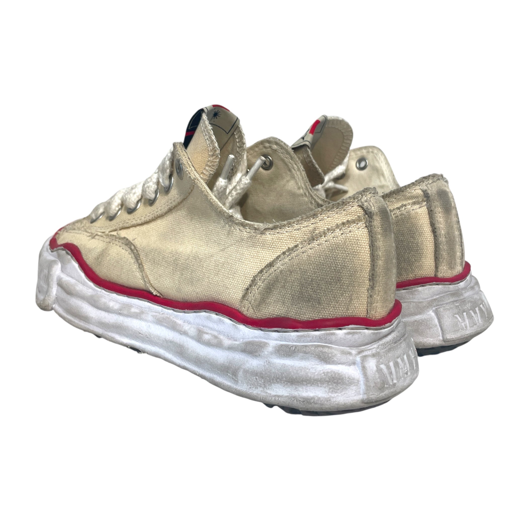 MIHARA YASUHIRO/Low-Sneakers/EU 41/Cotton/CRM/ view 3