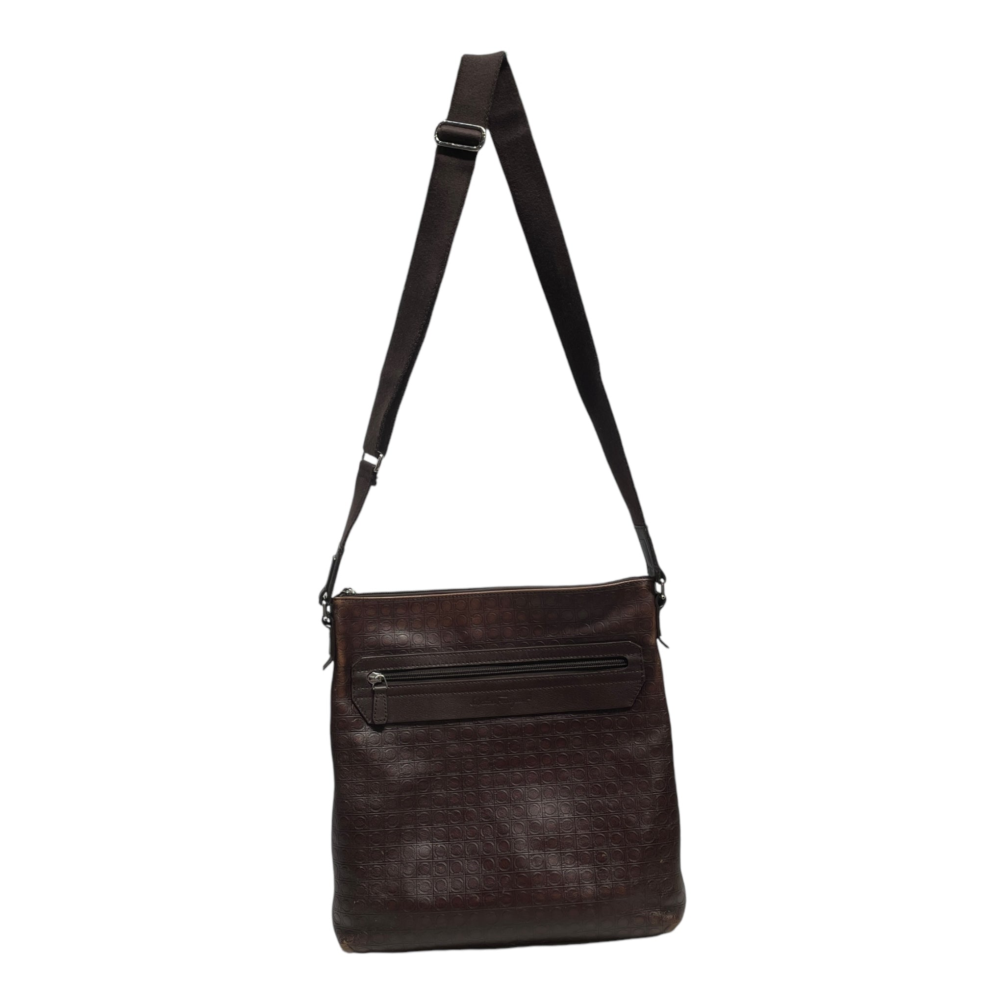 Salvatore Ferragamo/Cross Body Bag/Leather/BRW/ view 1