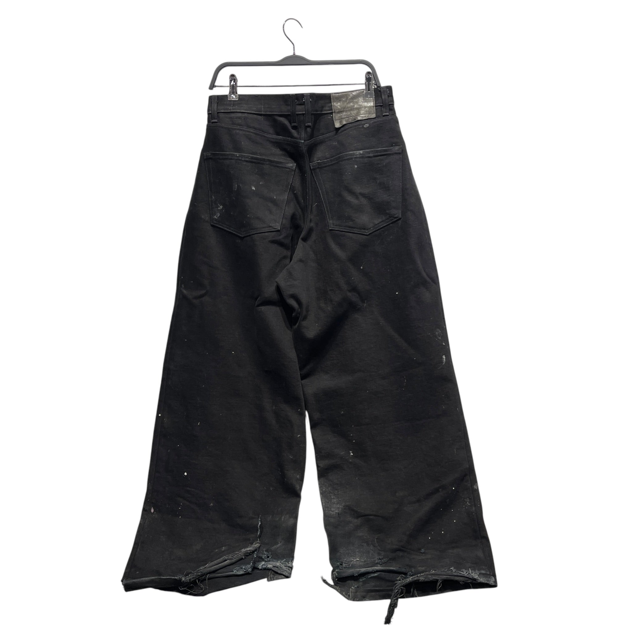 K-TWO STUDIOS/Pants/M/Denim/BLK/Button Fly/WIDE LEG/DISTRESSED view 2