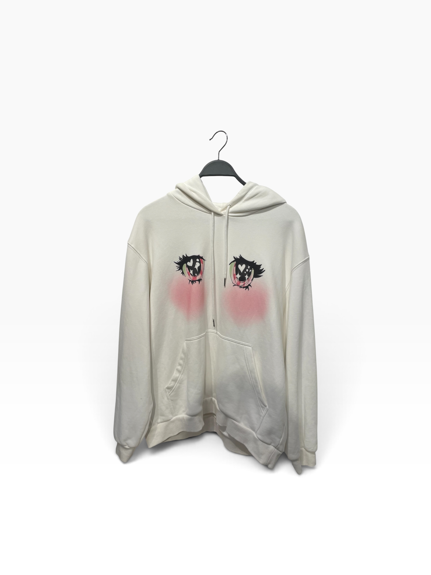No Dress/Hoodie/L/Graphic/Cotton/WHT/Twinkle Eye view 1