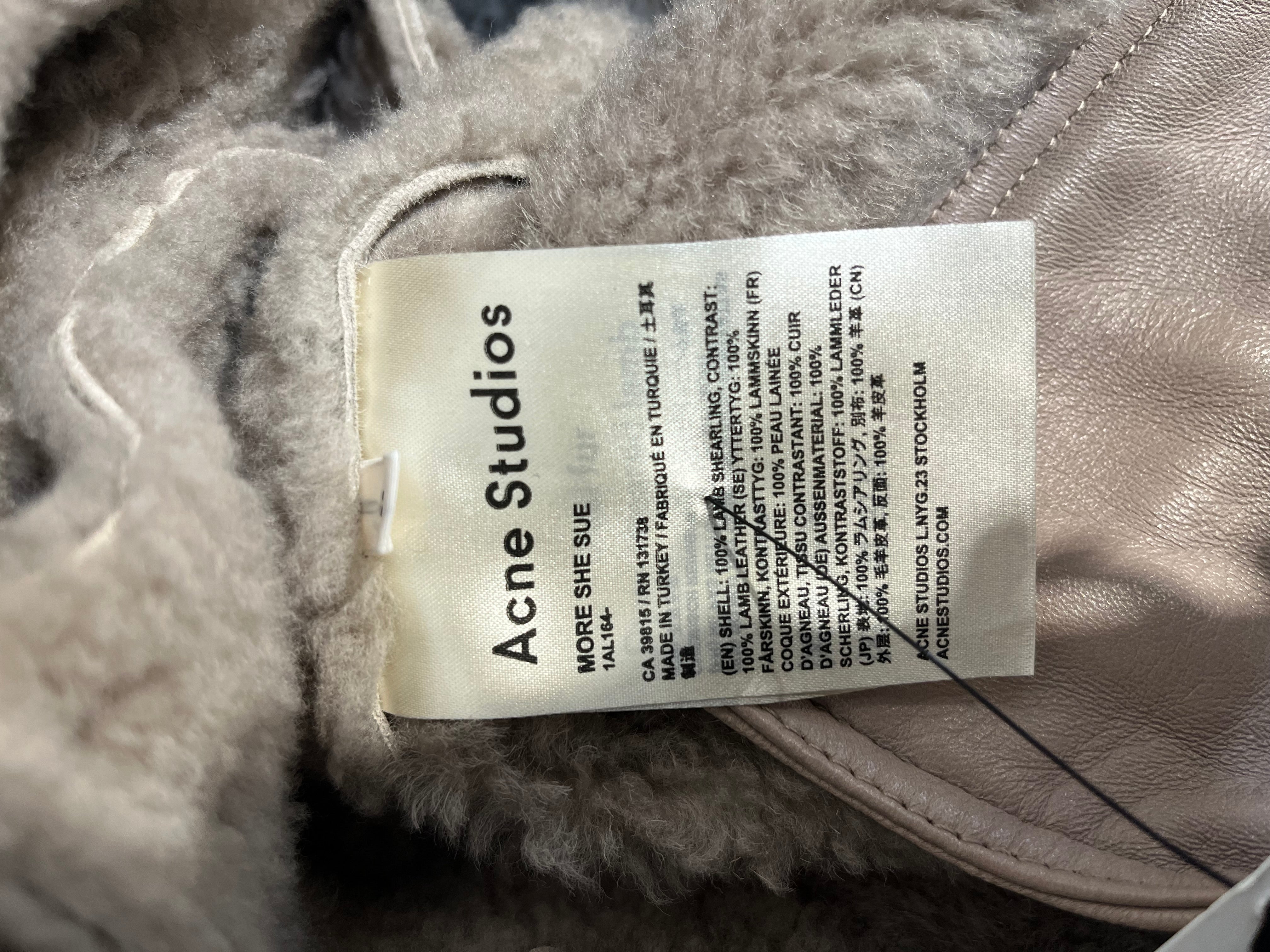 Acne Studios/Coat/34/Suede/IVR/LAMB SHEARLING MORE SHE SUE view 4