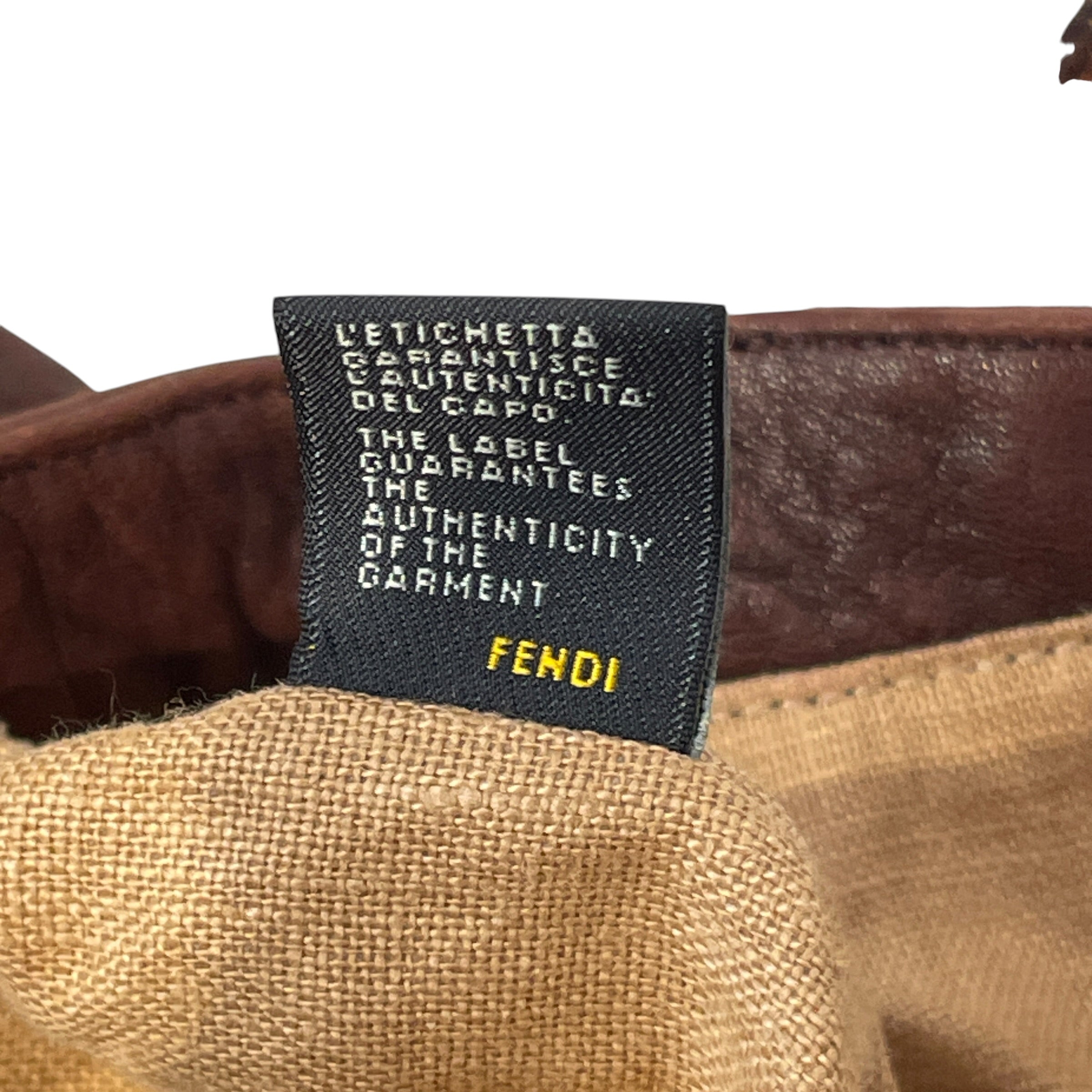 FENDI/Tote Bag/Monogram/Leather/BRW/SPY BAG ZUCCA FF view 4