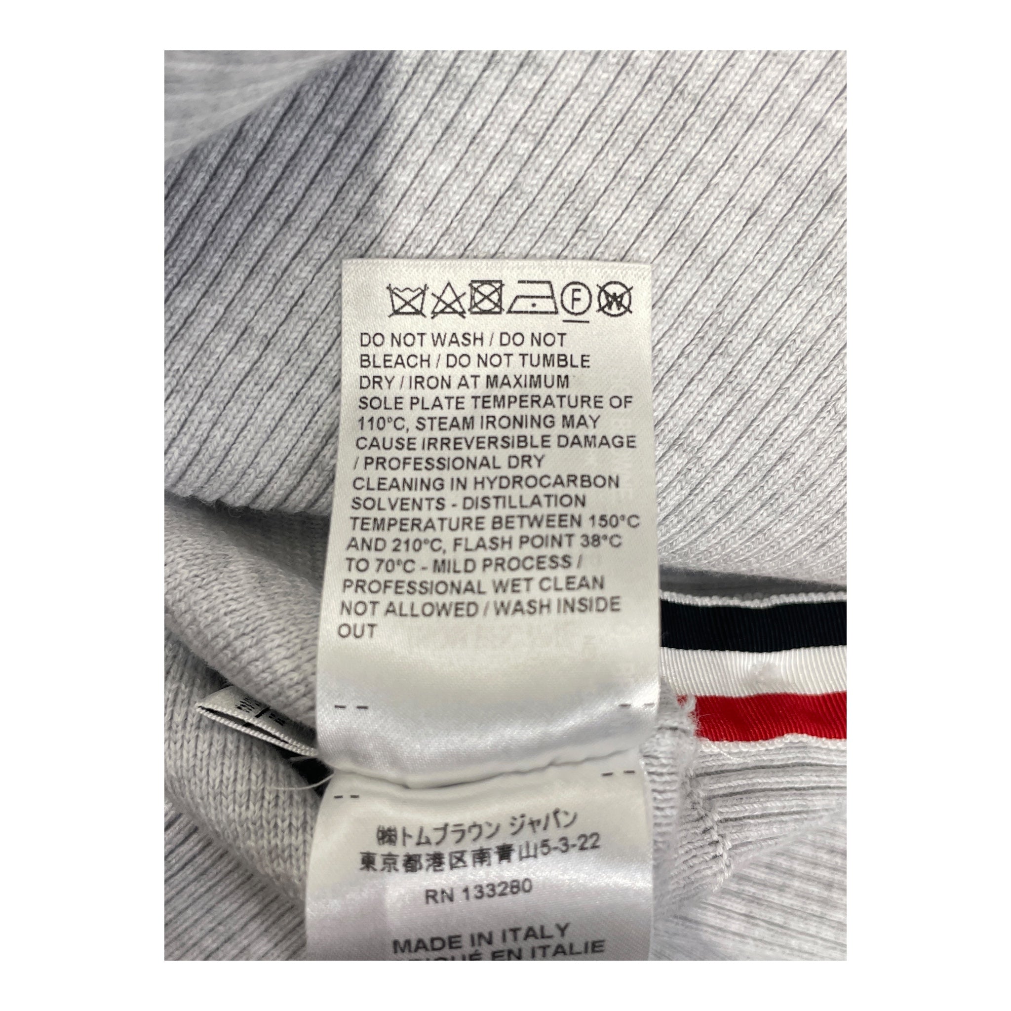 THOM BROWNE. NEW YORK/Fleece Vest/36/Cotton/GRY/ view 4