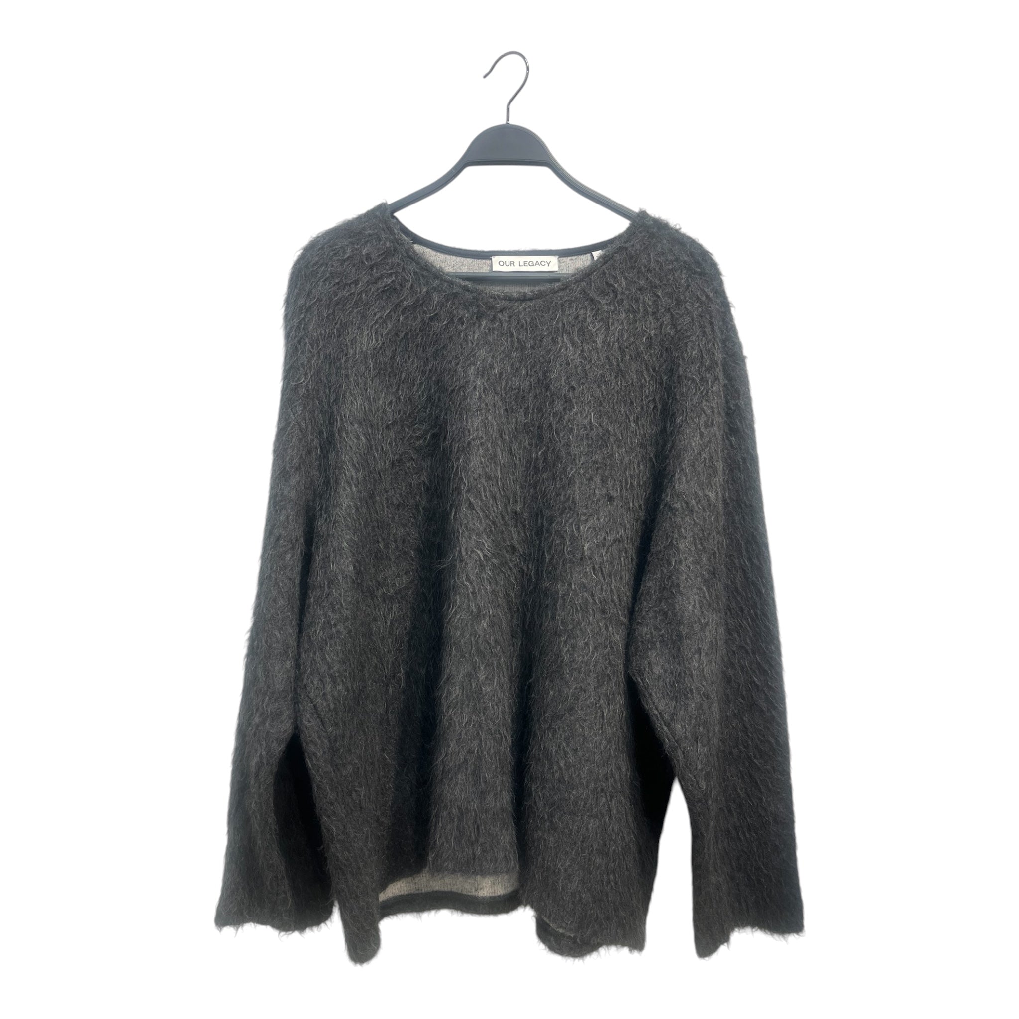 OUR LEGACY/Sweater/52/Cotton/GRY/FAUX FUR U NECK view 1