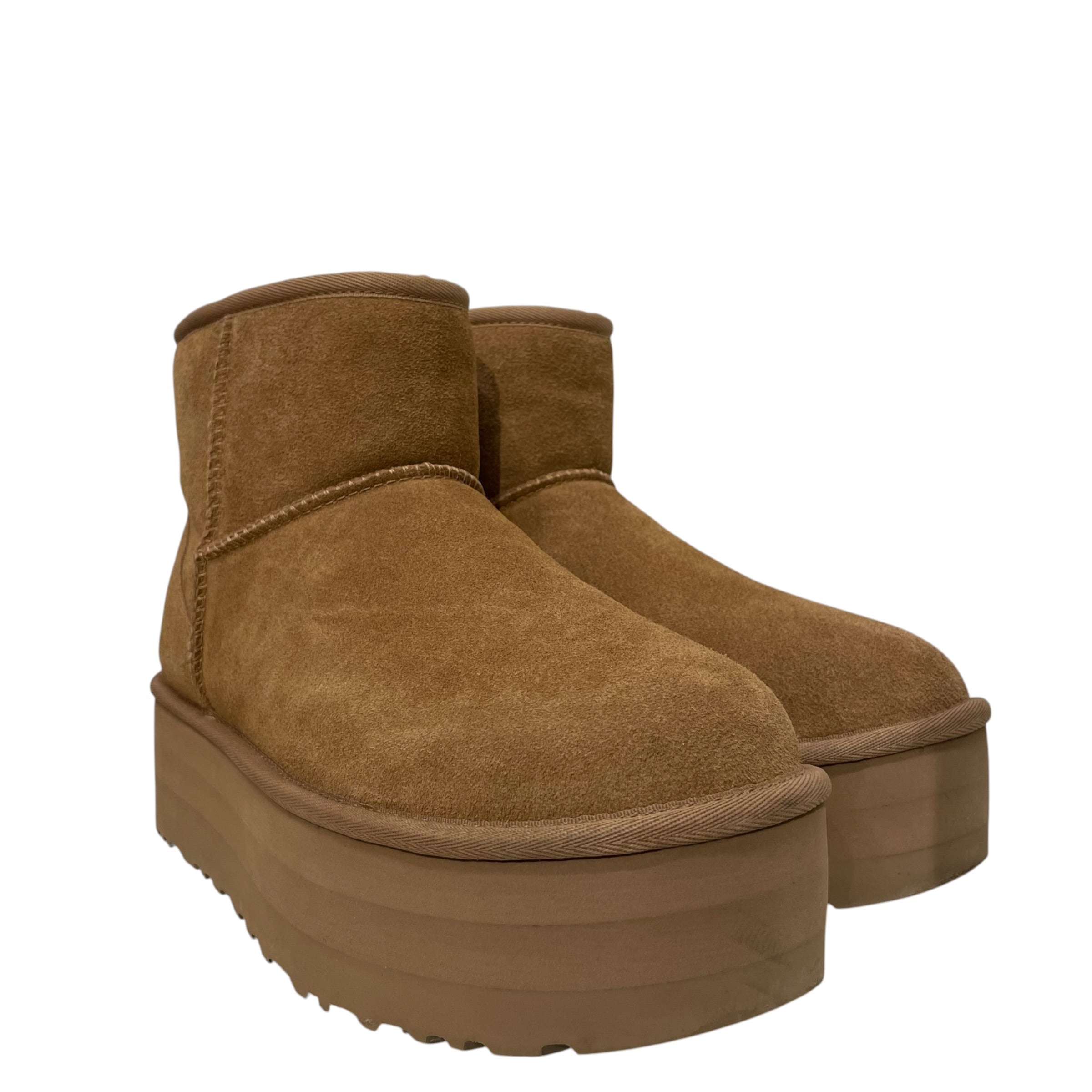 UGG australia/Booties/US 10/Polyester/BRW/MINI PLATFORM view 1