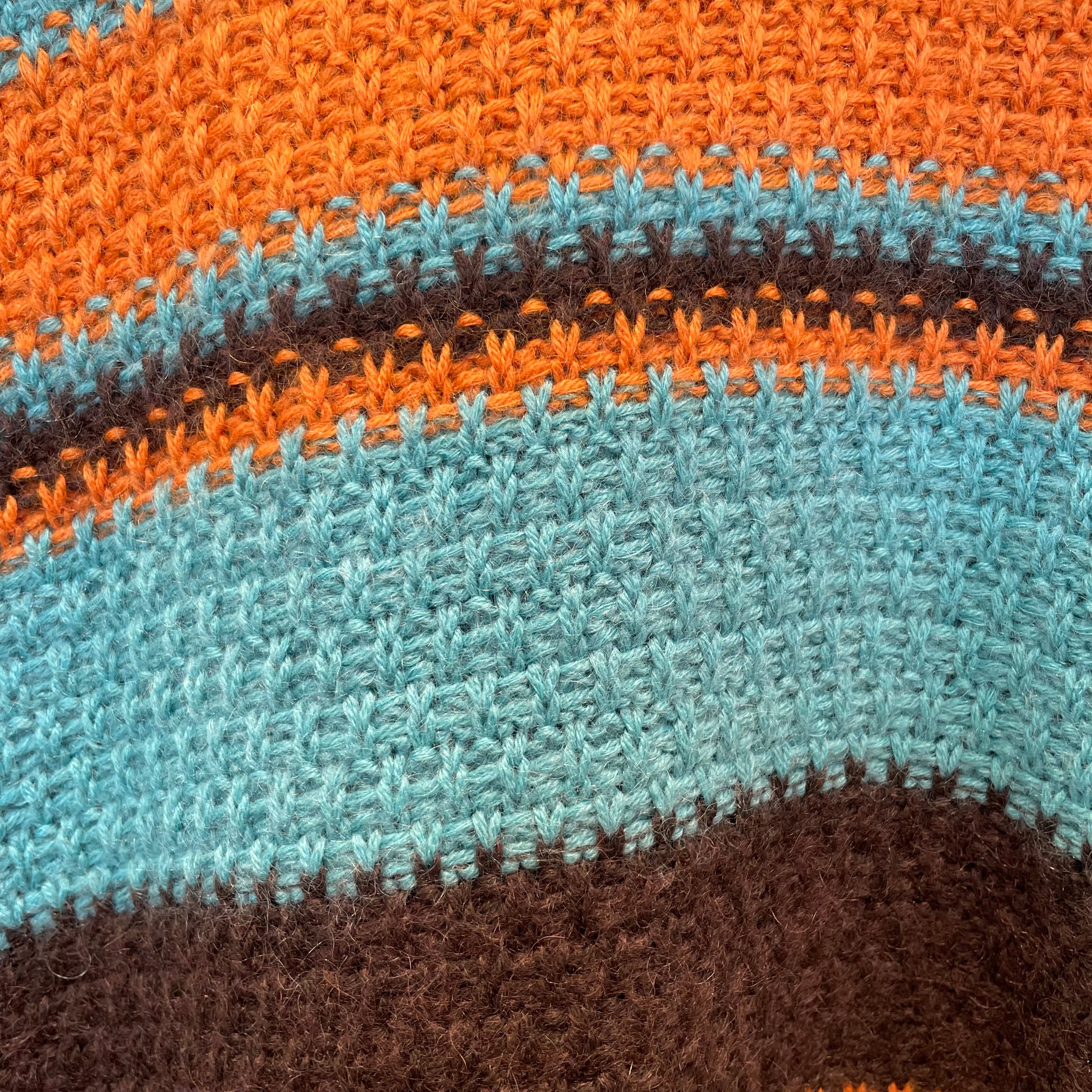 MISSONI/Sweater/XL/Stripe/Wool/MLT/org/blu/brwn view 4