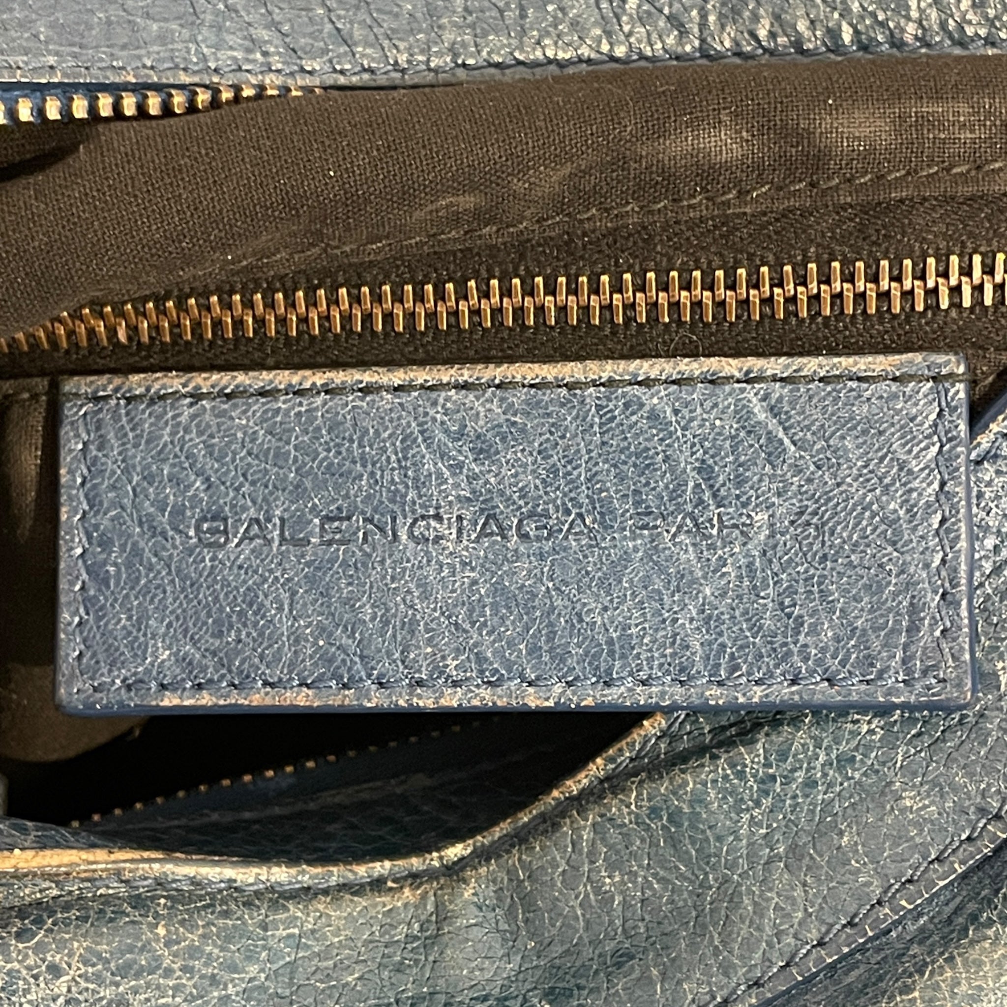 BALENCIAGA/Hand Bag/Leather/BLU/INDIGO, 3RMJBGM view 5
