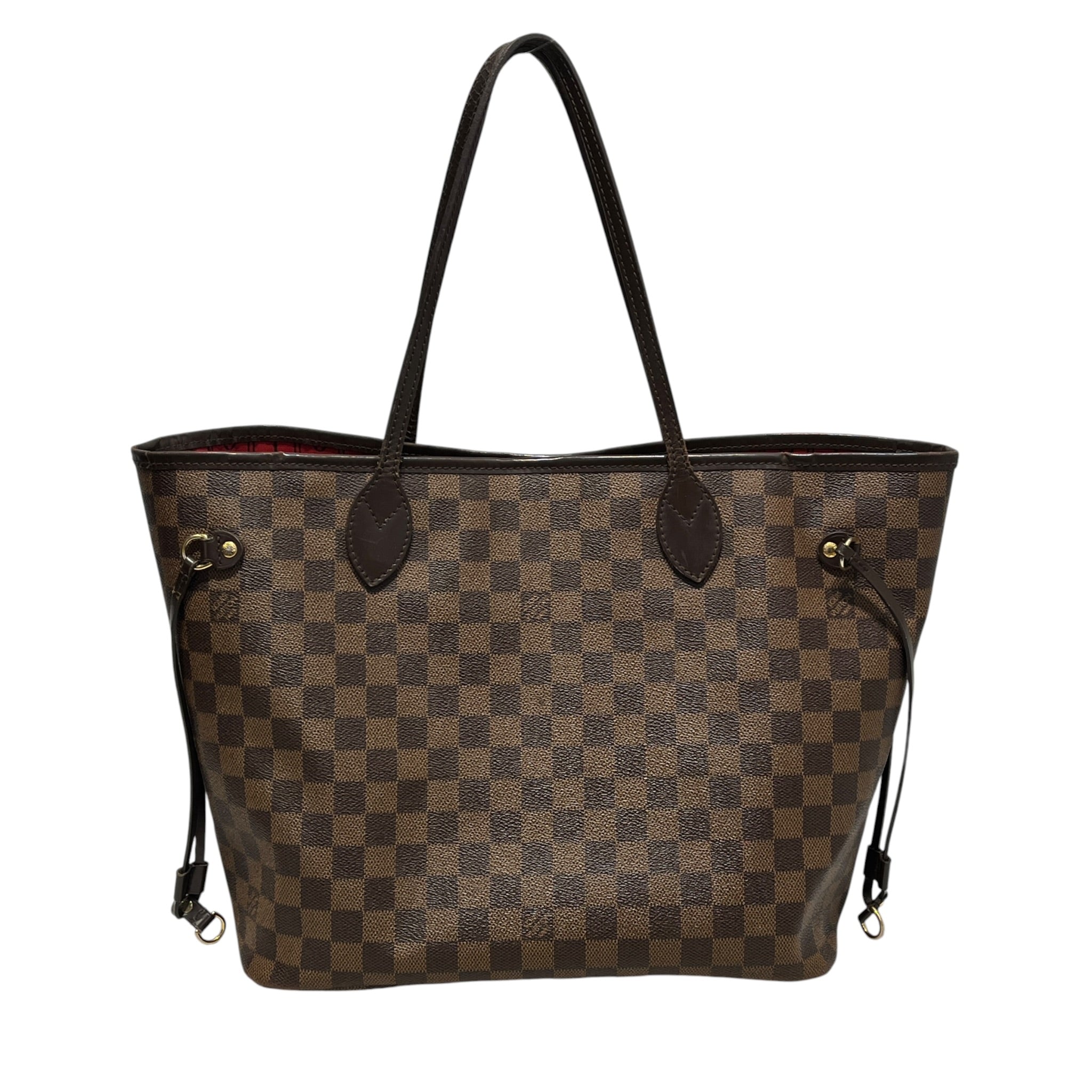 LOUIS VUITTON/Tote Bag/Monogram/Leather/BRW/Neverfull MM Damier Ebene Tote view 2