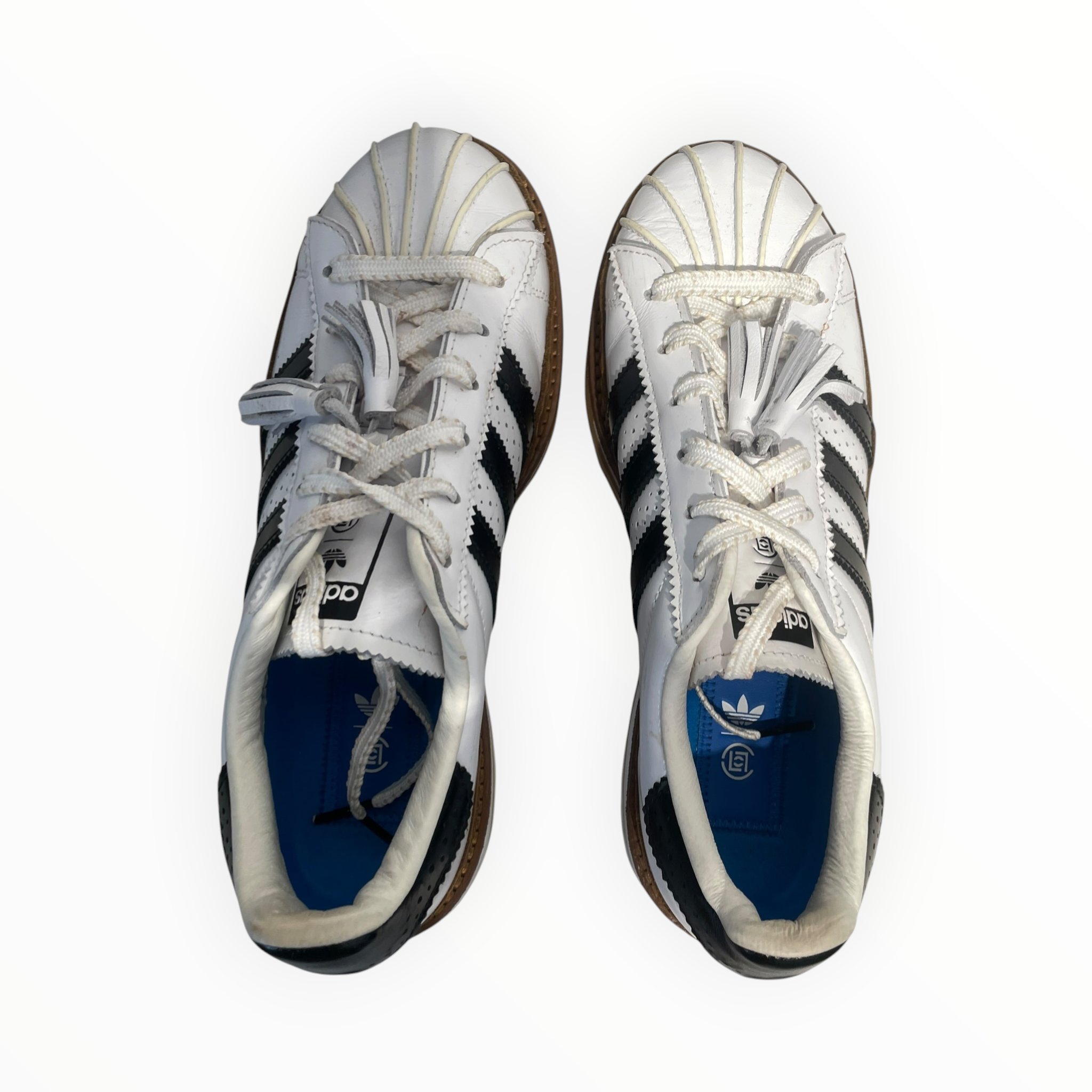 adidas/CLOT(CLOTAPPAREL)/Low-Sneakers/US 6.5/Leather/WHT/SUPERSTAR SNEAKER view 3