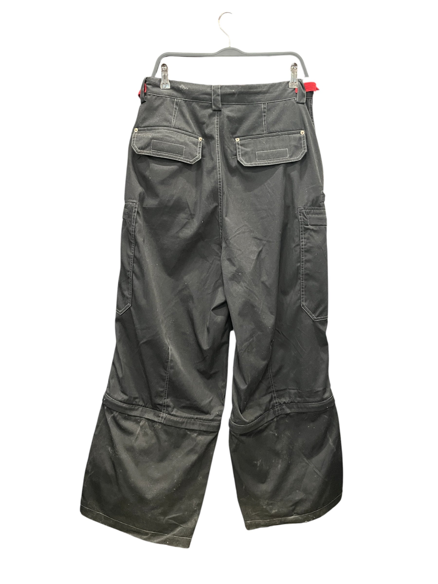 BALENCIAGA/Straight Pants/M/Cotton/BLK/UTILITY WORK CARGO view 2