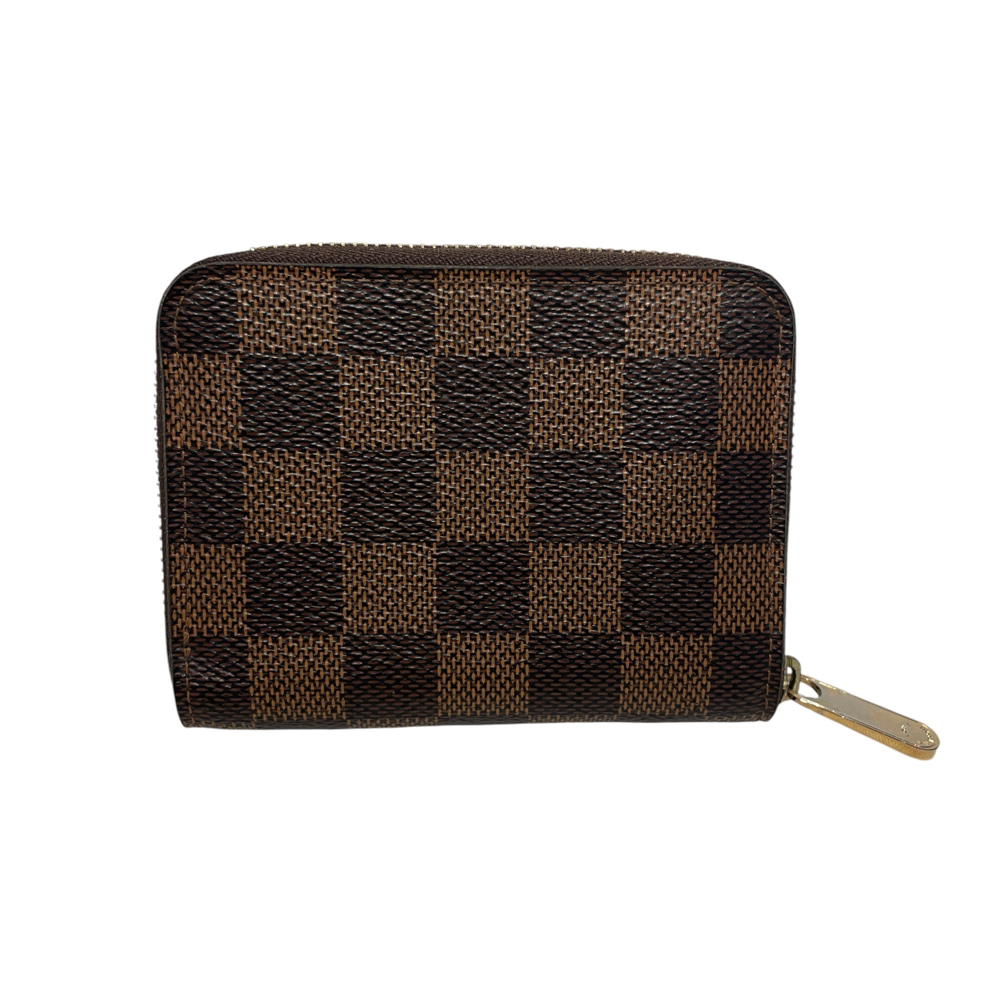 LOUIS VUITTON/Bifold Wallet/Monogram/Leather/BRW/L's/DAMIER EBENE COIN PURSE view 2
