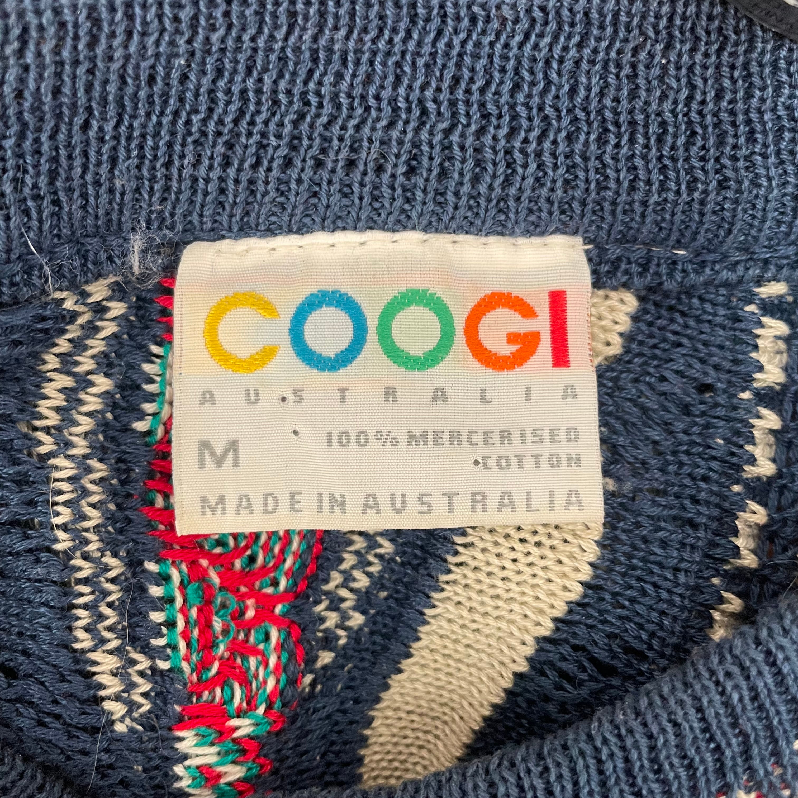 COOGI/Heavy Sweater/M/All Over Print/Cotton/MLT/Oversize/STRIPE RED YELLOW PRINT view 3
