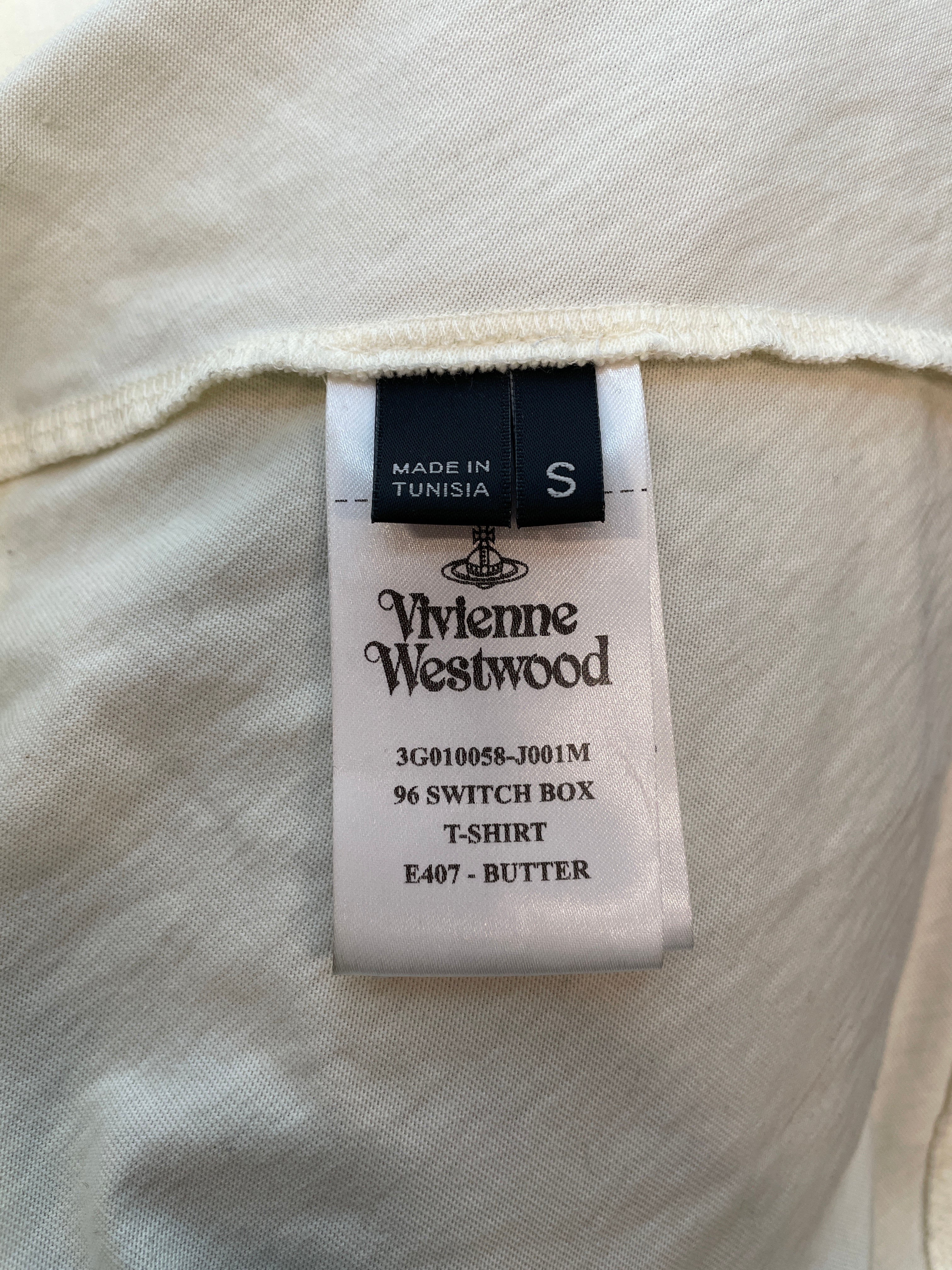 Vivienne Westwood/T-Shirt/S/Cotton/CRM/96 SWITCHBOX TEE view 5