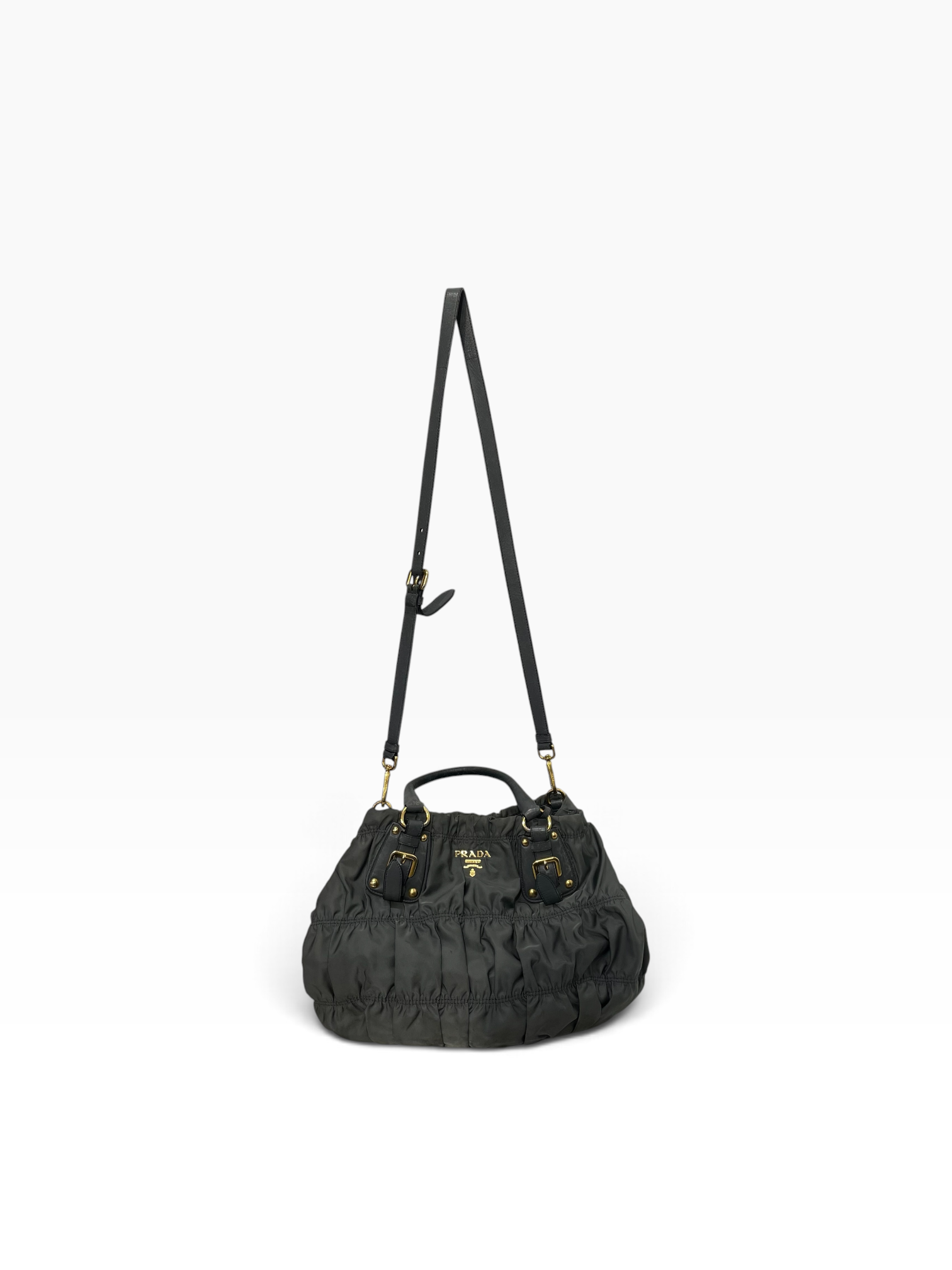 PRADA/Tote Bag/Nylon/GRY/TESSUTO TOTE view 3