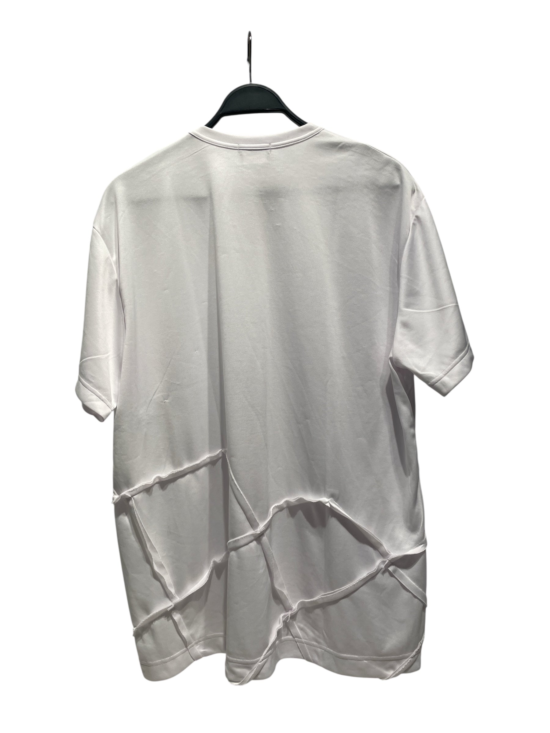 COMME des GARCONS HOMME PLUS/T-Shirt/S/Polyester/WHT/Exposed Seams Tee view 2