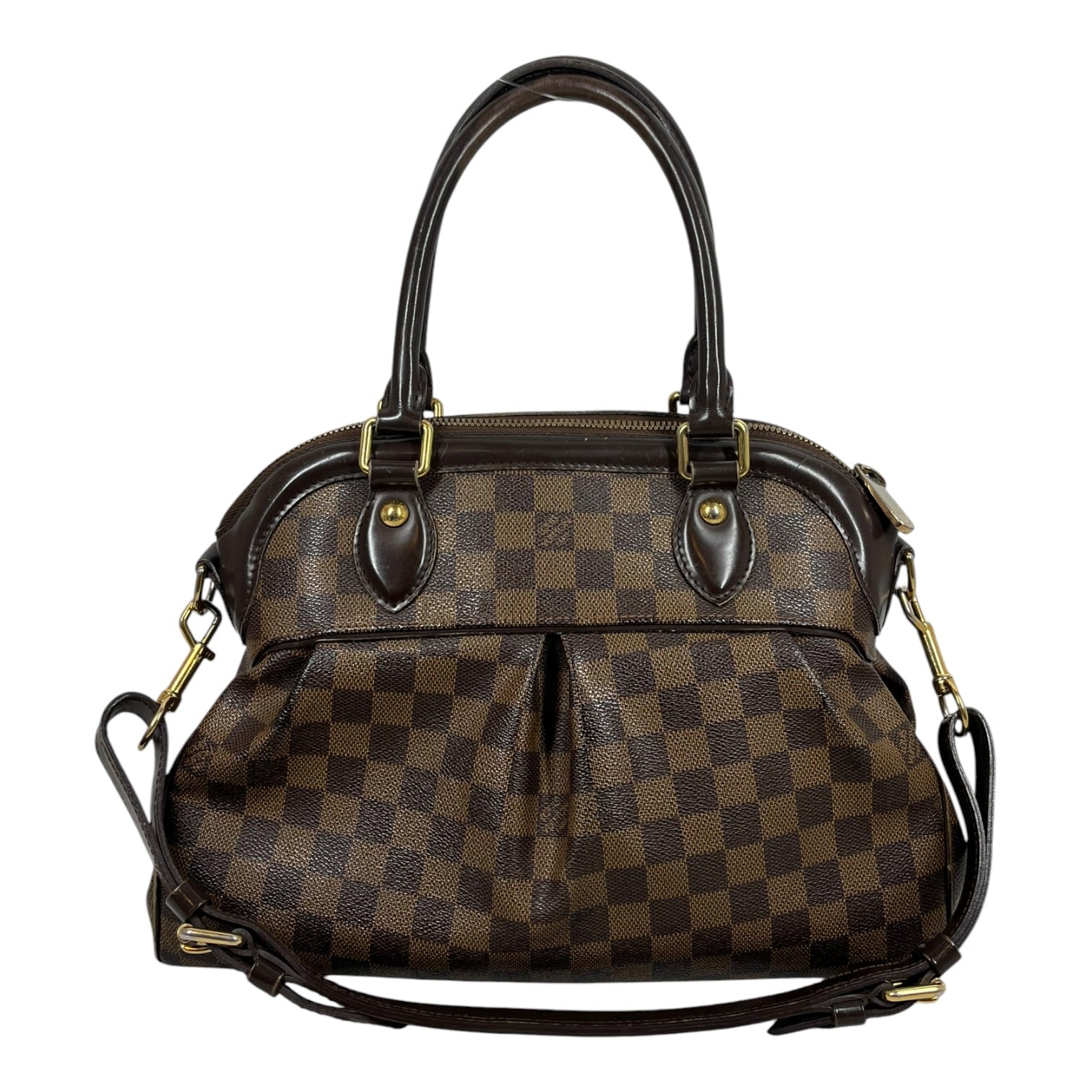 LOUIS VUITTON/Hand Bag/Monogram/Leather/BRW/Trevi view 1