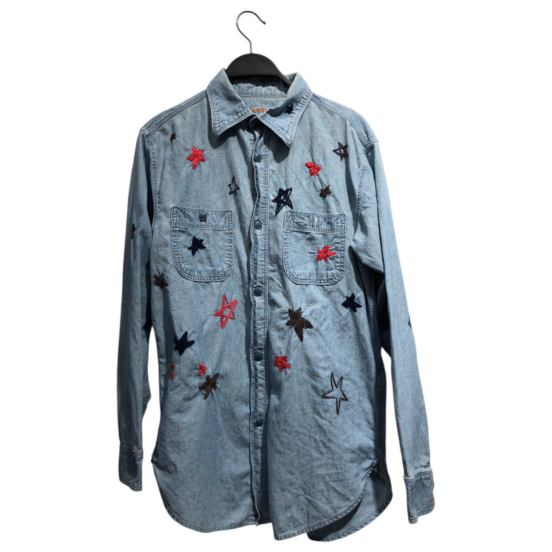 KAPITAL/LS Shirt/M/Cotton/BLU/ view 1