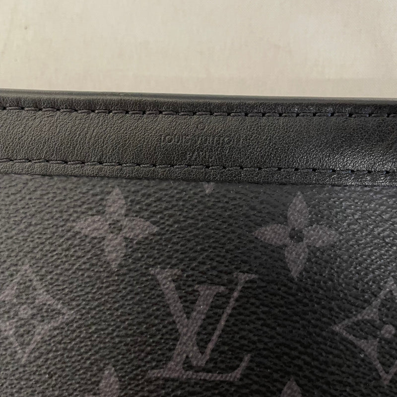 LOUIS VUITTON/Wallet/Monogram/Leather/BLK/Gaston Wearable Wallet