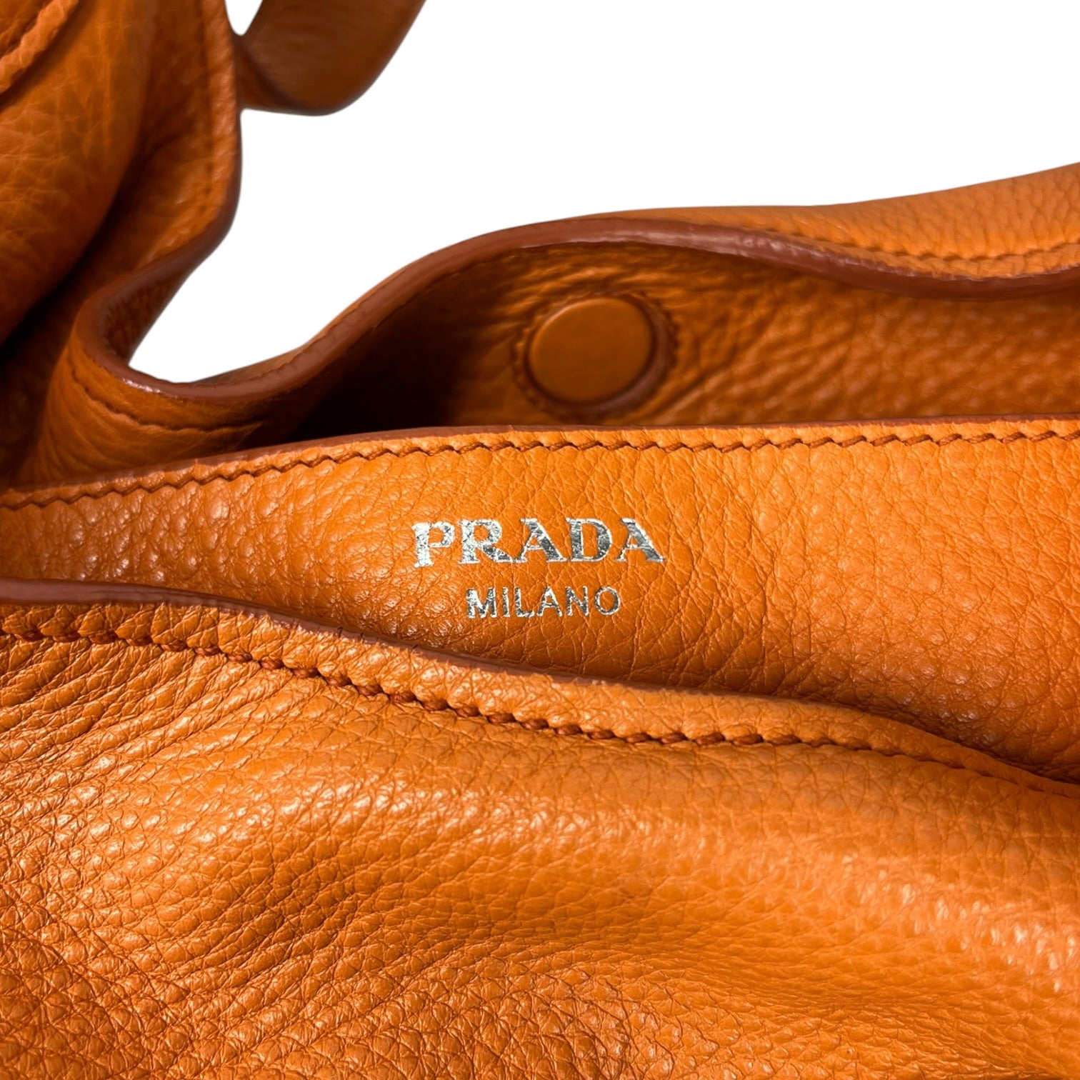 PRADA/Bag/Leather/ORN/VITELLO CORSICA HOBO BAG view 4