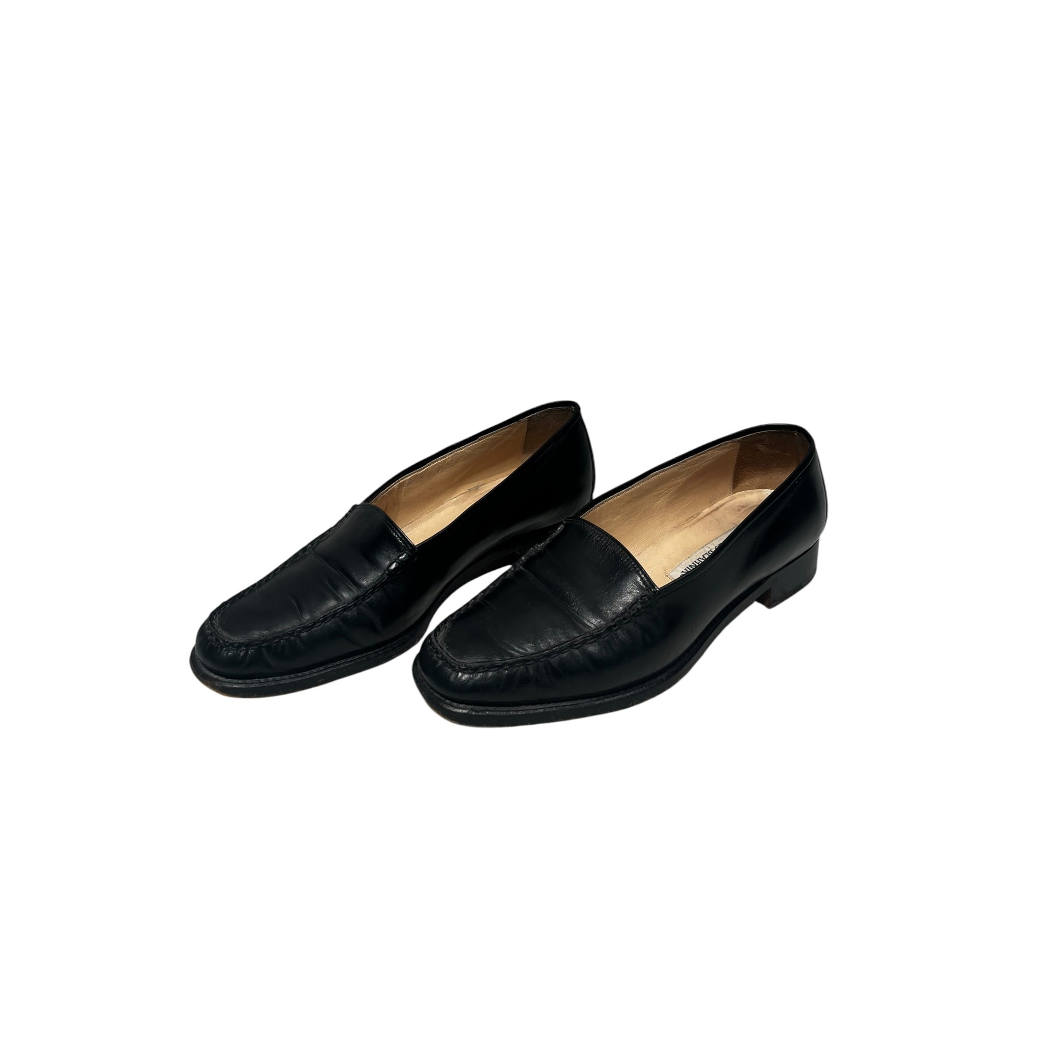 MANOLO BLAHNIK/Loafers/EU 37/Leather/BLK/ view 2
