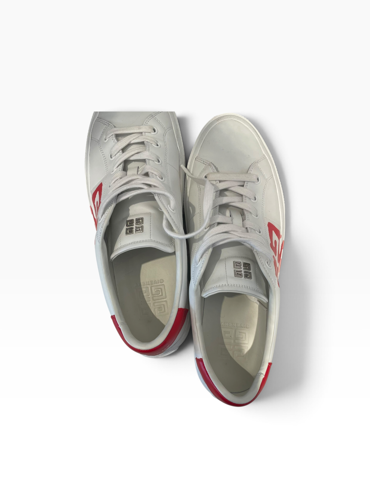 GIVENCHY/Low-Sneakers/EU 43/Leather/WHT/CITY SPORT 4G TAG EFFECT SNEAK view 3