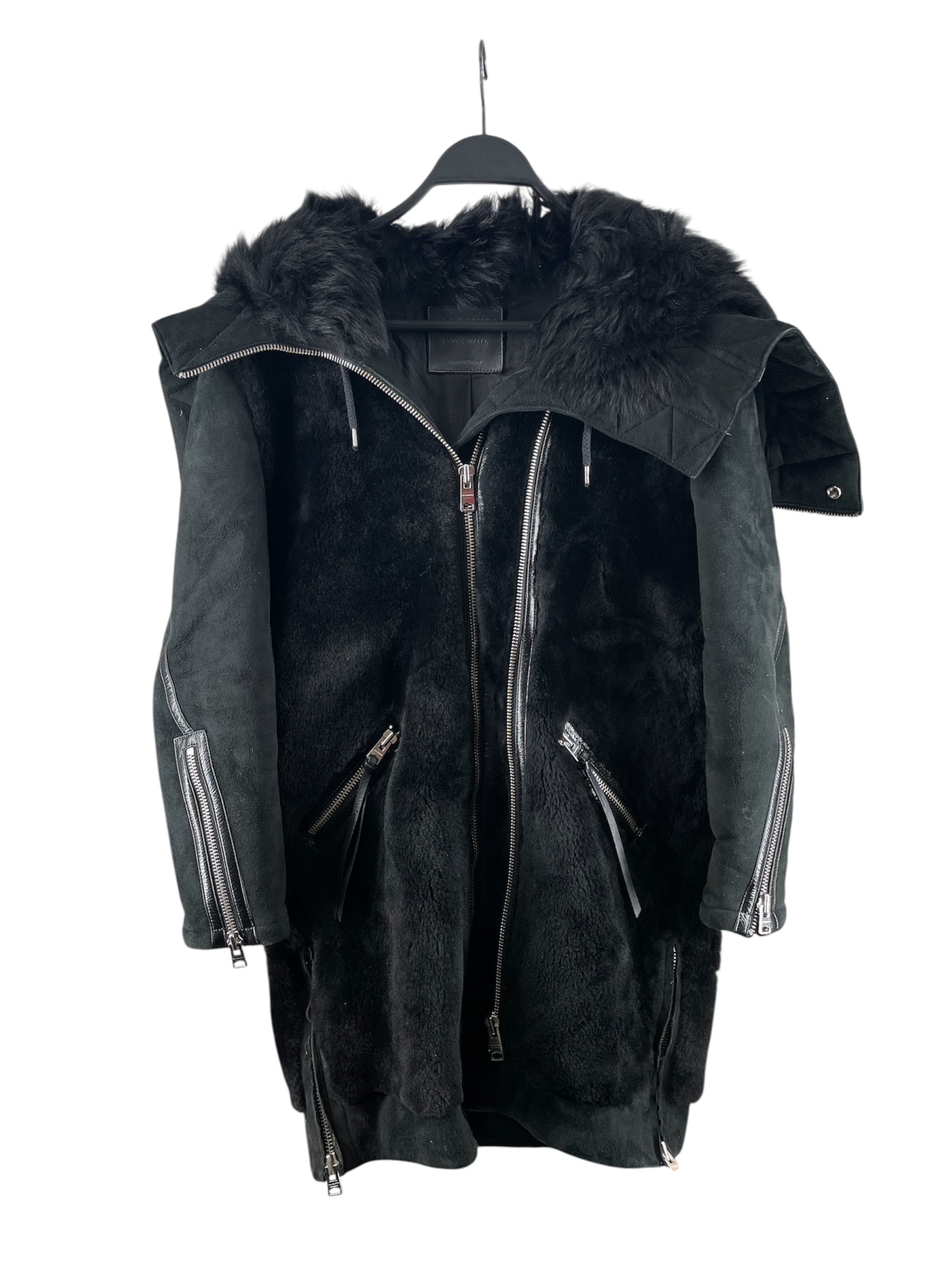 ALLSAINTS/Coat/XS/Sheepskin/BLK/STATE LUX PARKA view 1