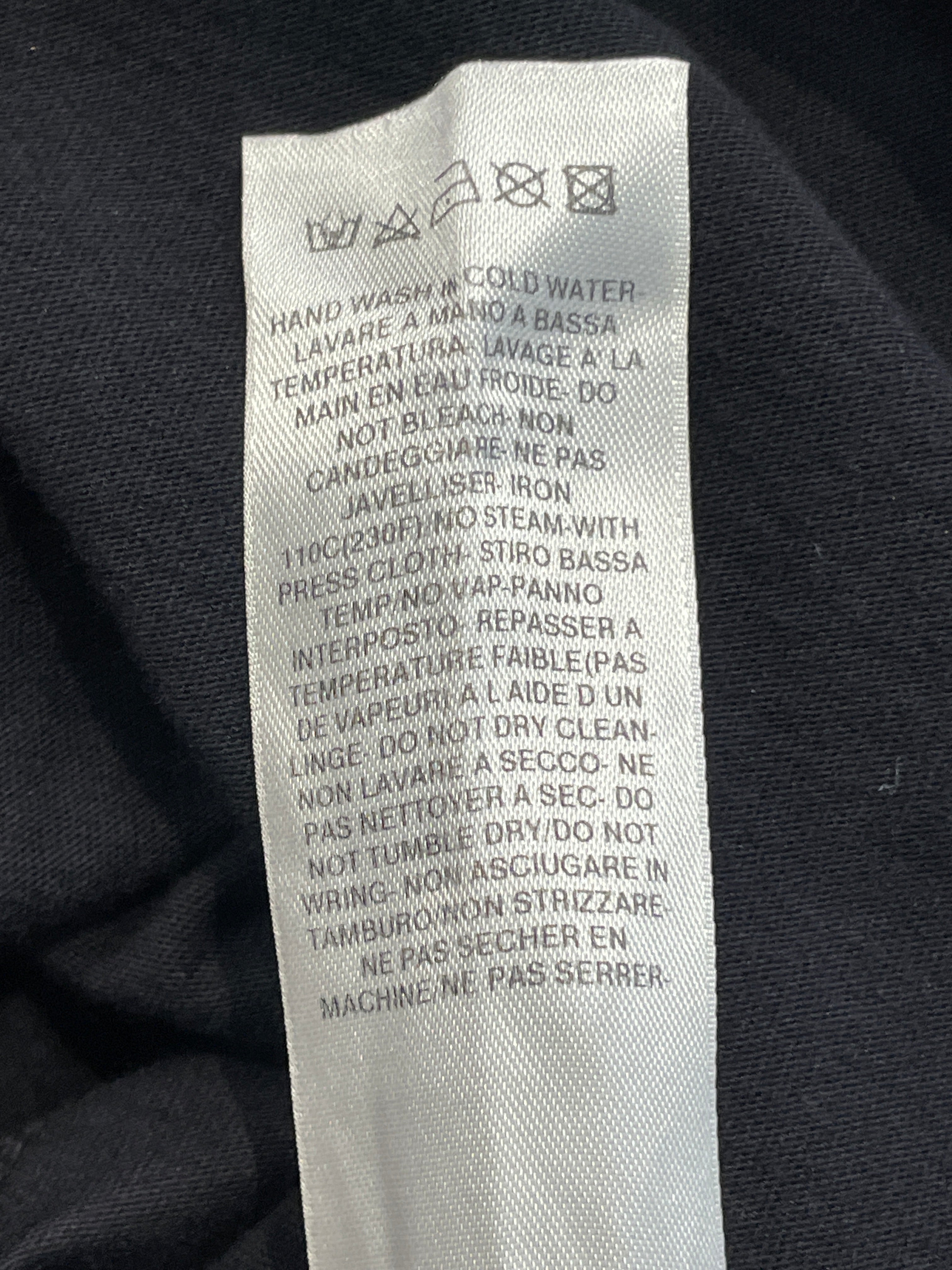 RICK OWENS DRKSHDW/T-Shirt/L/Cotton/BLK/GRAPHIC TSHIRT W/ RIBBON view 5
