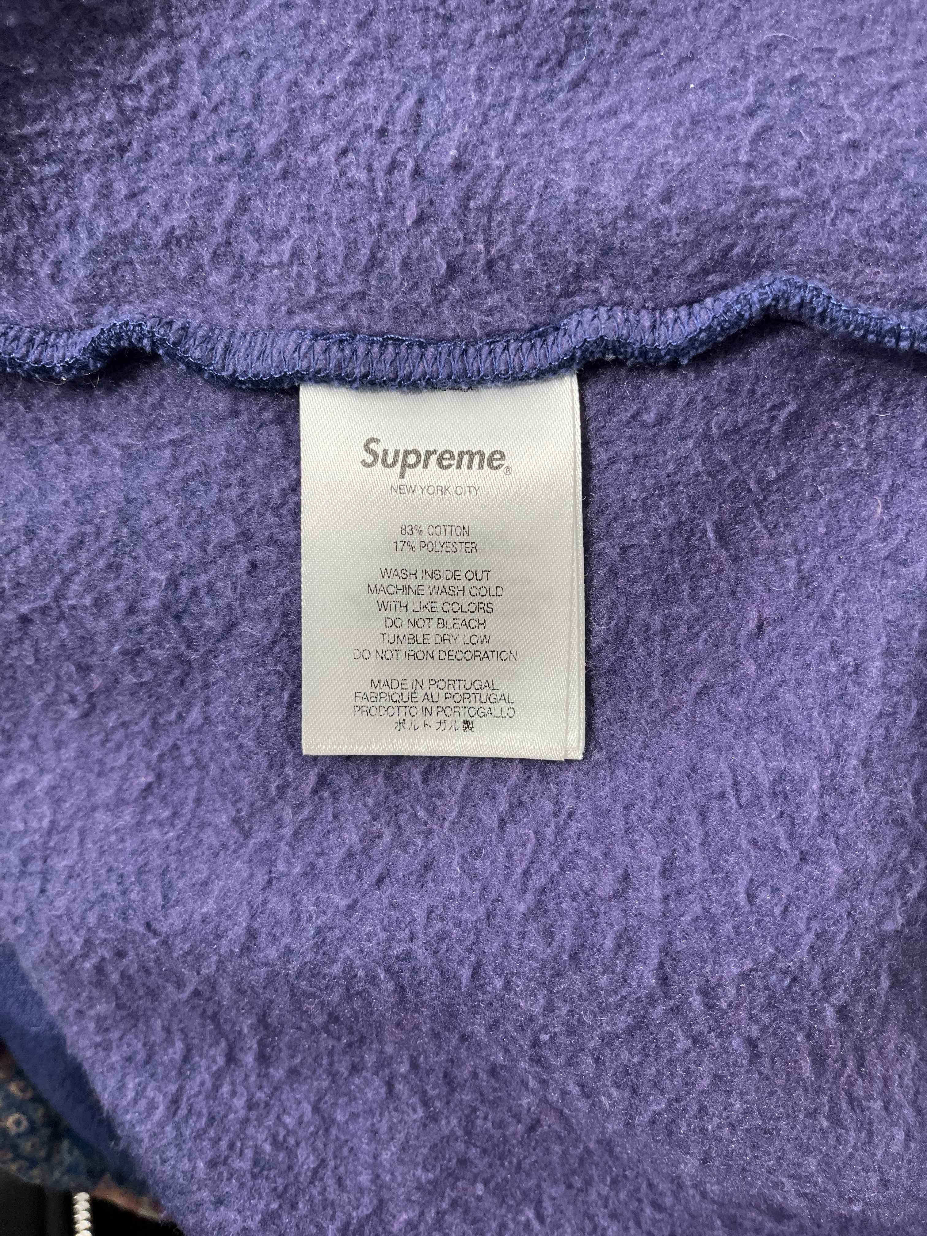 MICHAEL JACKSON/Supreme/Zip Up Hoodie/M/Cotton/NVY/COLLAB ZIP HOODIE view 5