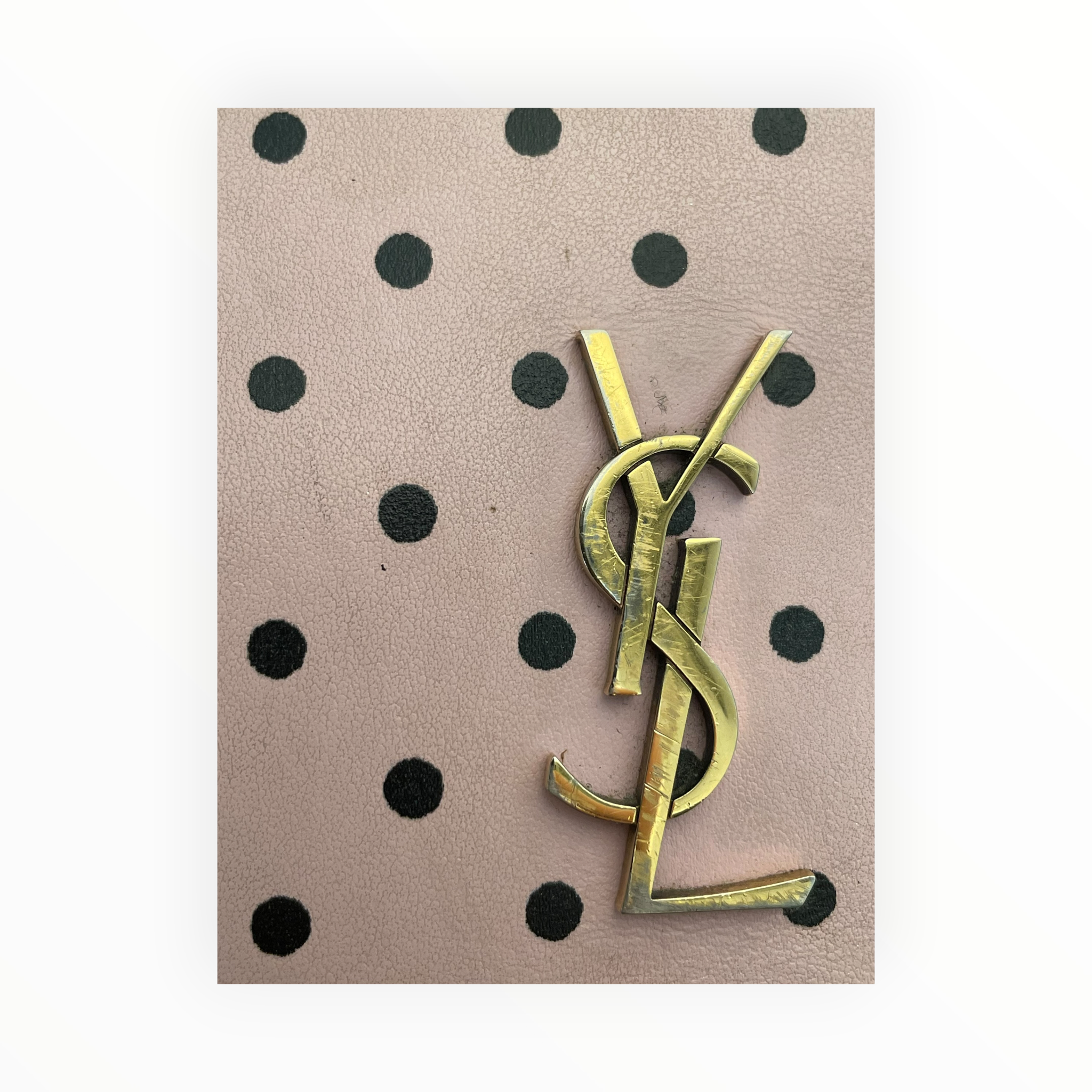 SAINT LAURENT/Bag/Polka dot/Leather/PNK/M.BAG MONO view 10