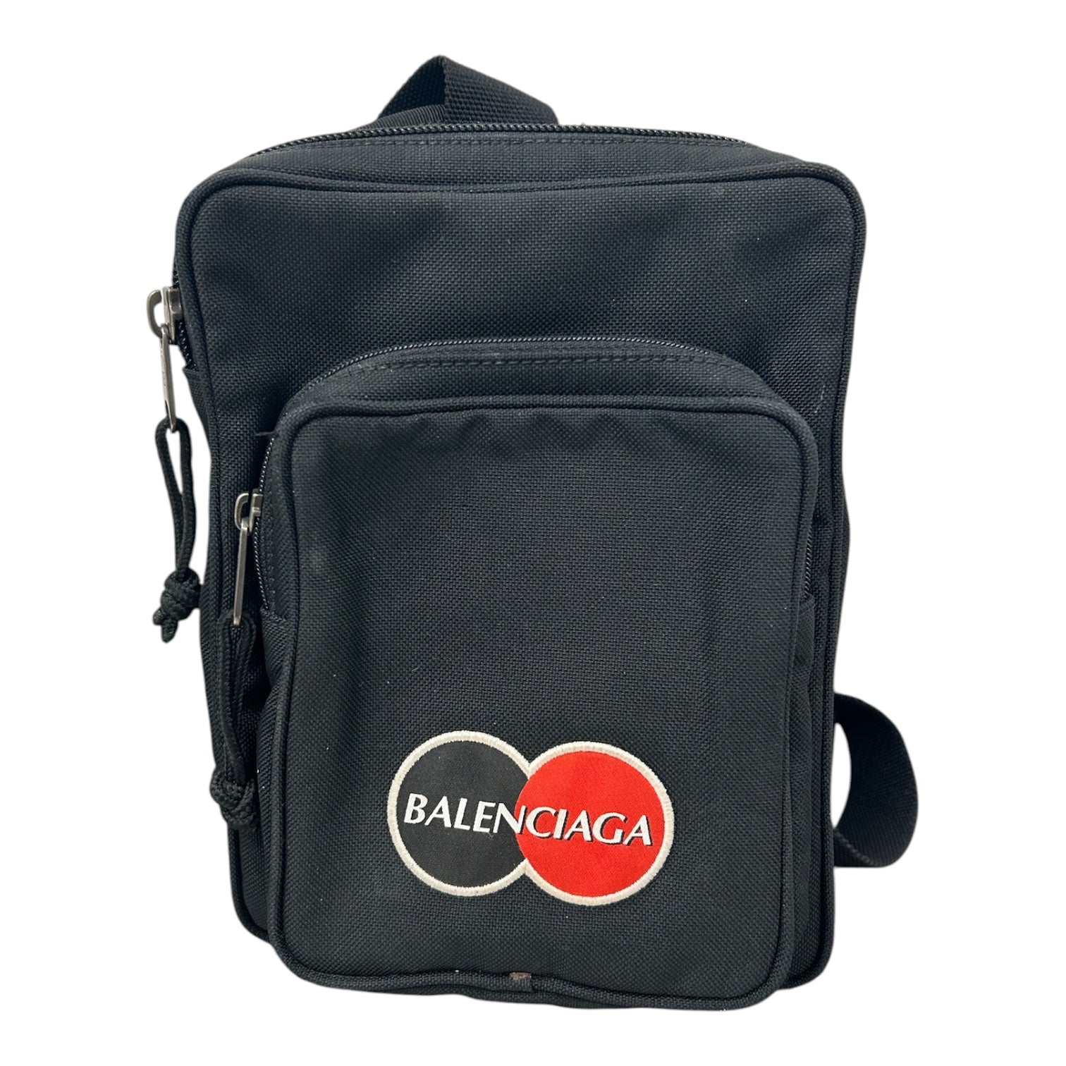 BALENCIAGA/Cross Body Bag/Monogram/BLK/Explorer Crossbody view 1