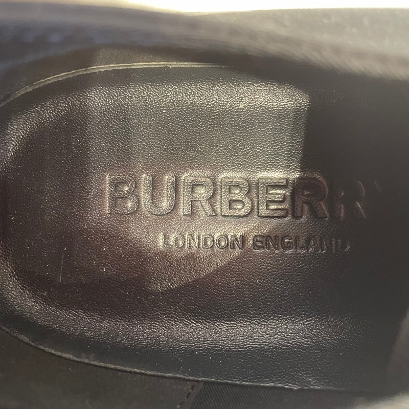 BURBERRY LONDON/Low-Sneakers/EU 41.5/Cotton/BLK/