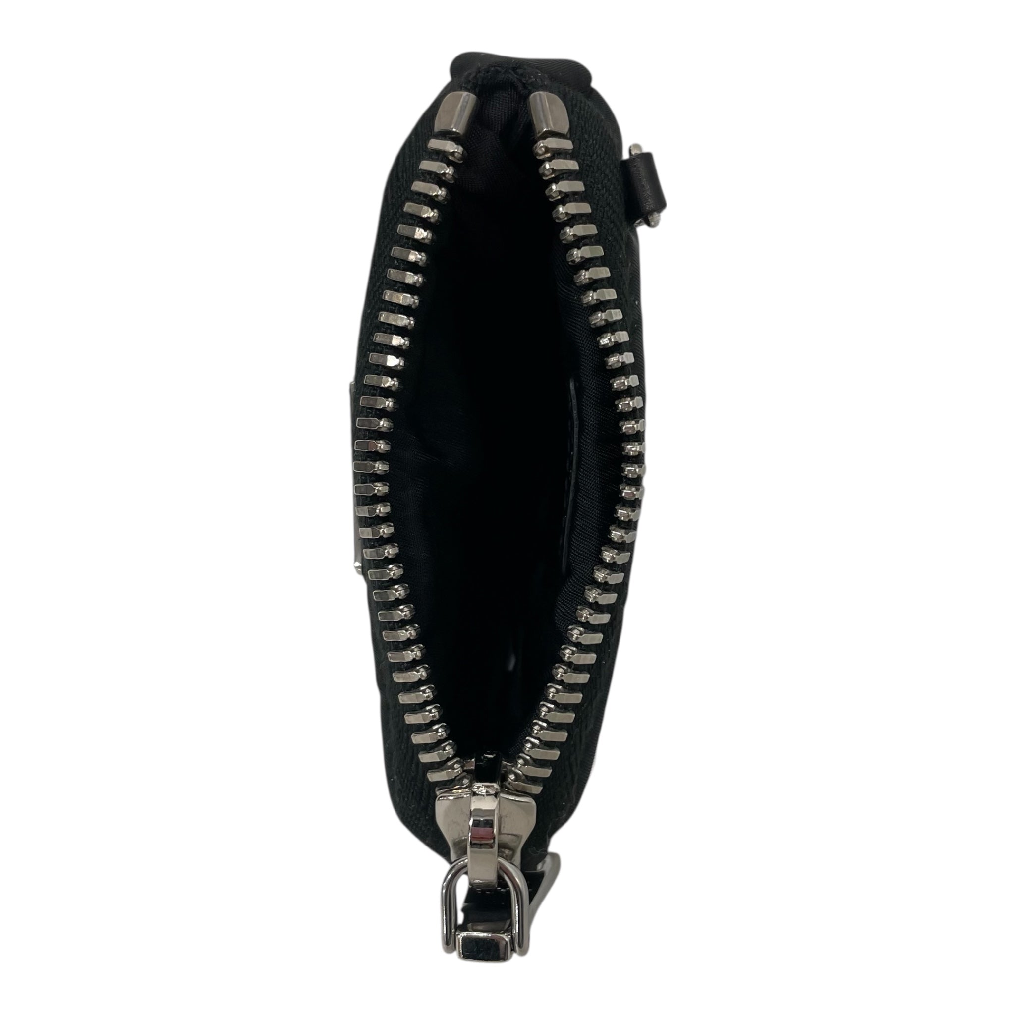 PRADA/Nylon/BLK/TRIANGLE BADGE ZIPPER POUCH view 4
