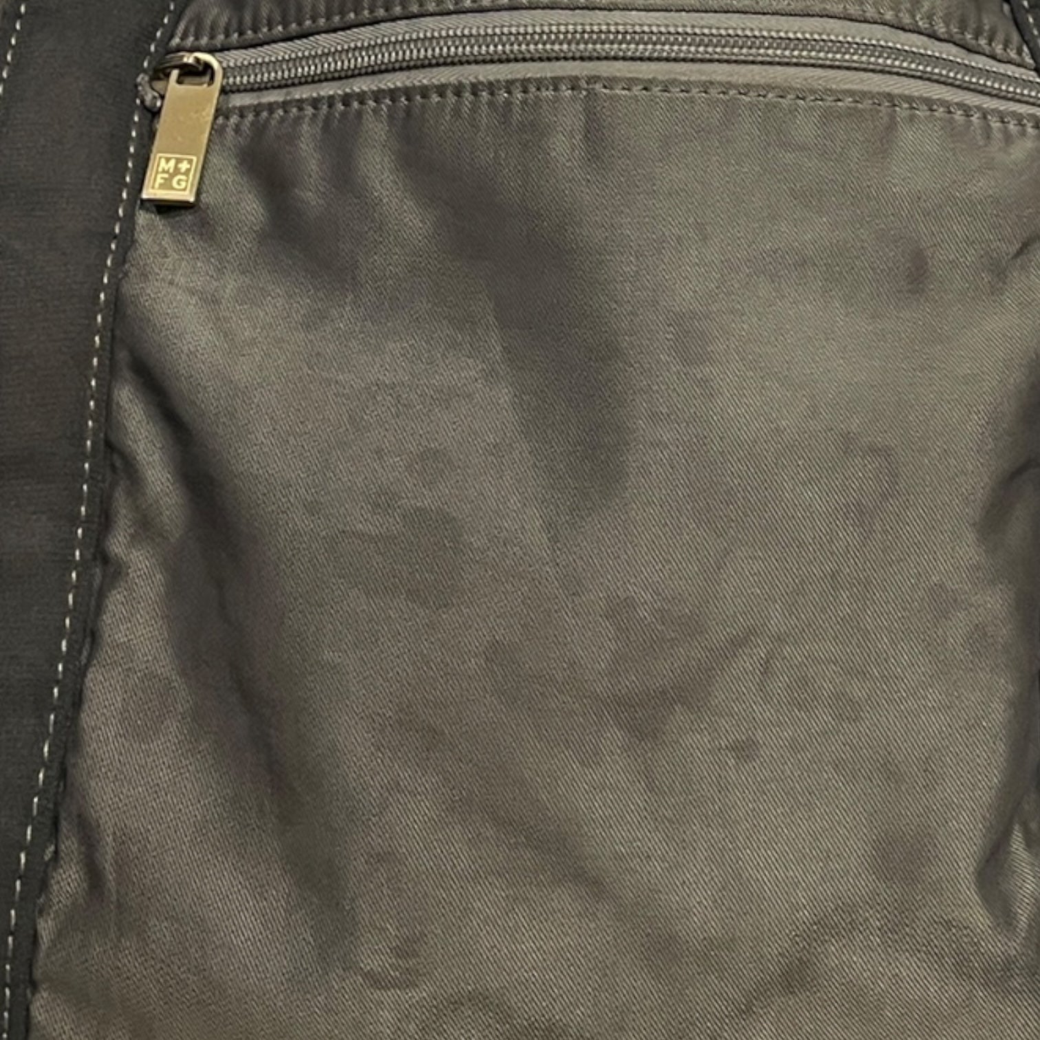 MARITHE FRANCOIS GIRBAUD/Hand Bag/Nylon/GRY/GOLD LOGO FRONT HARDWARE view 6