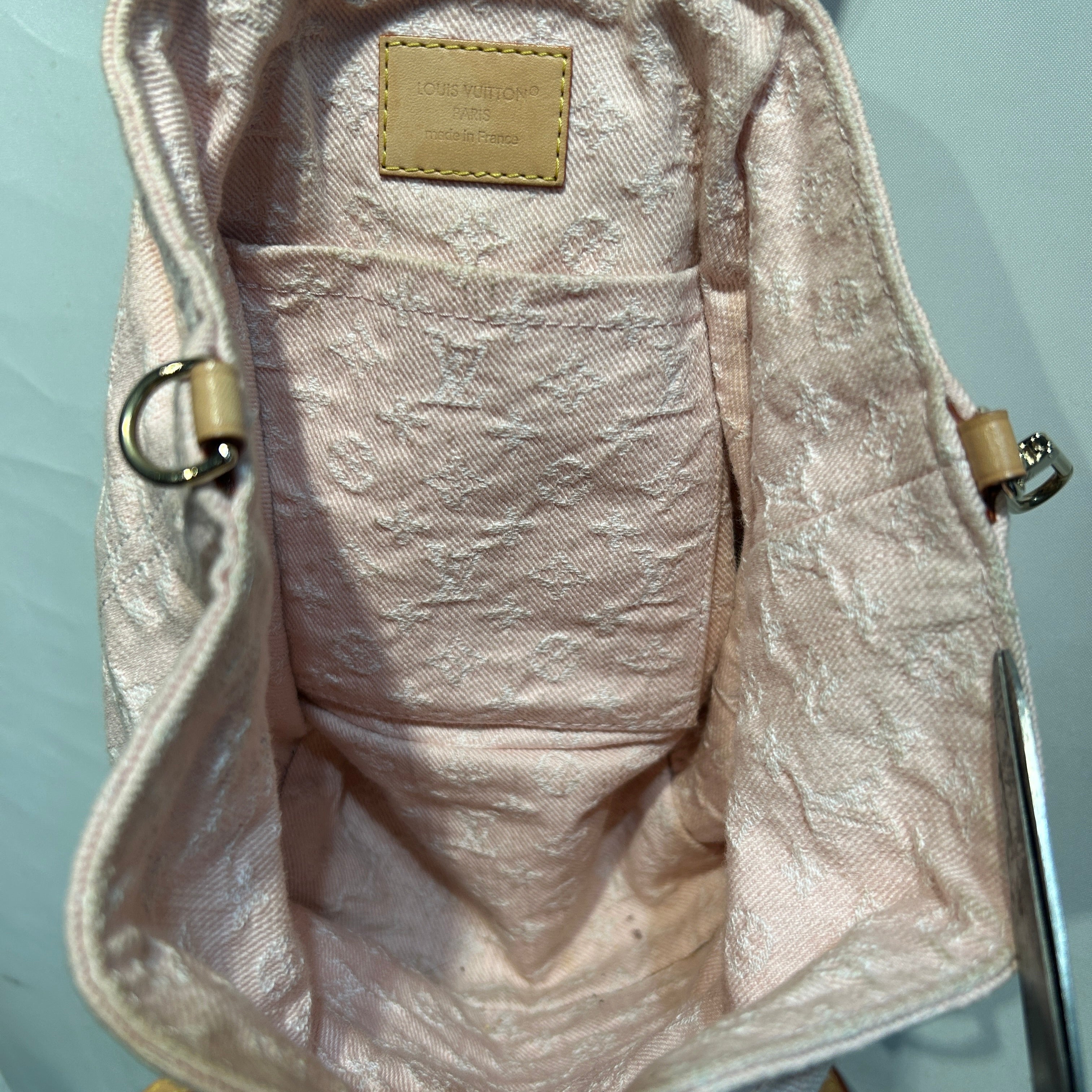 LOUIS VUITTON/Backpack/Monogram/PNK/Denim Venice view 5