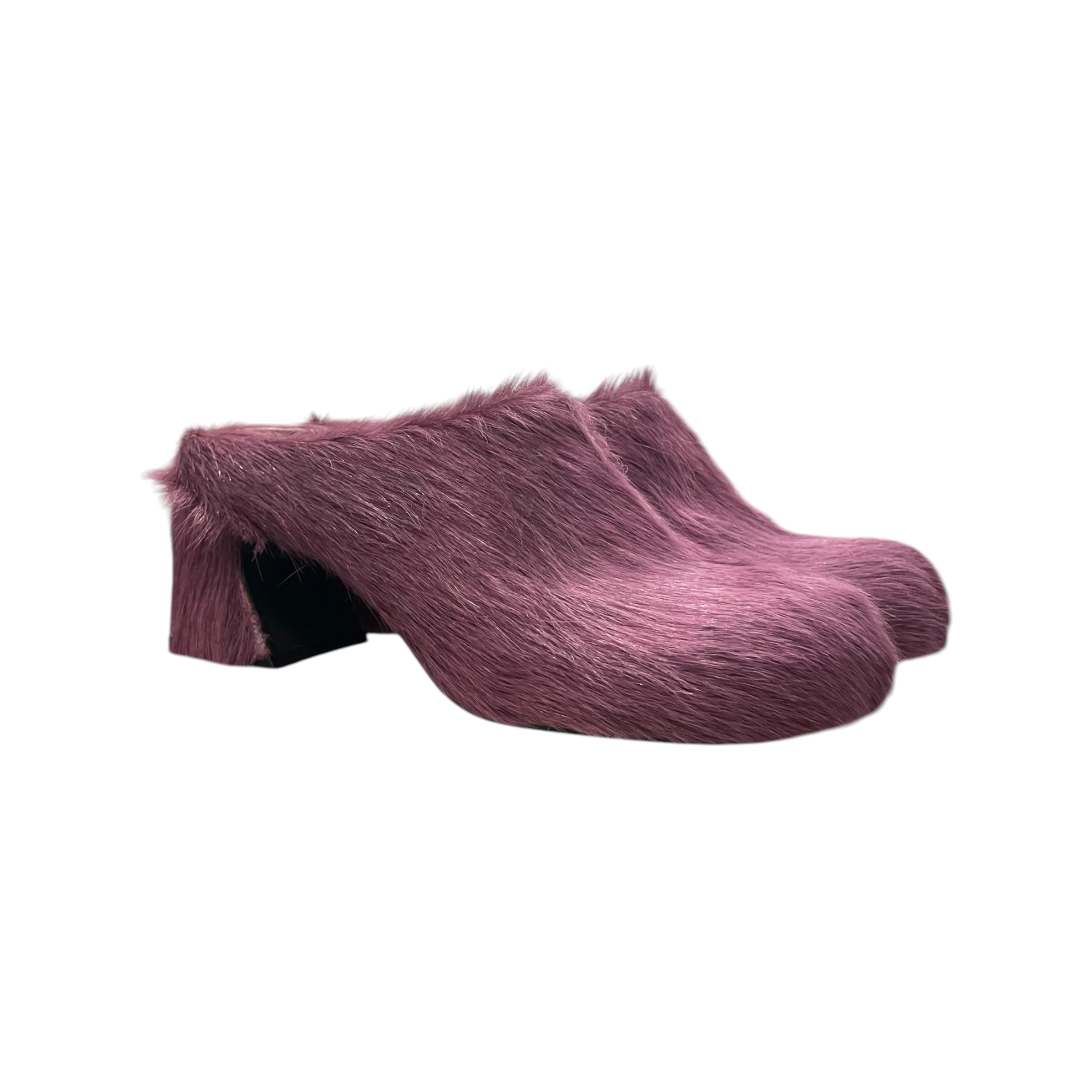 MARNI/Heels/EU 37/Fake Fur/PPL/SABOT PONY HAIR view 1