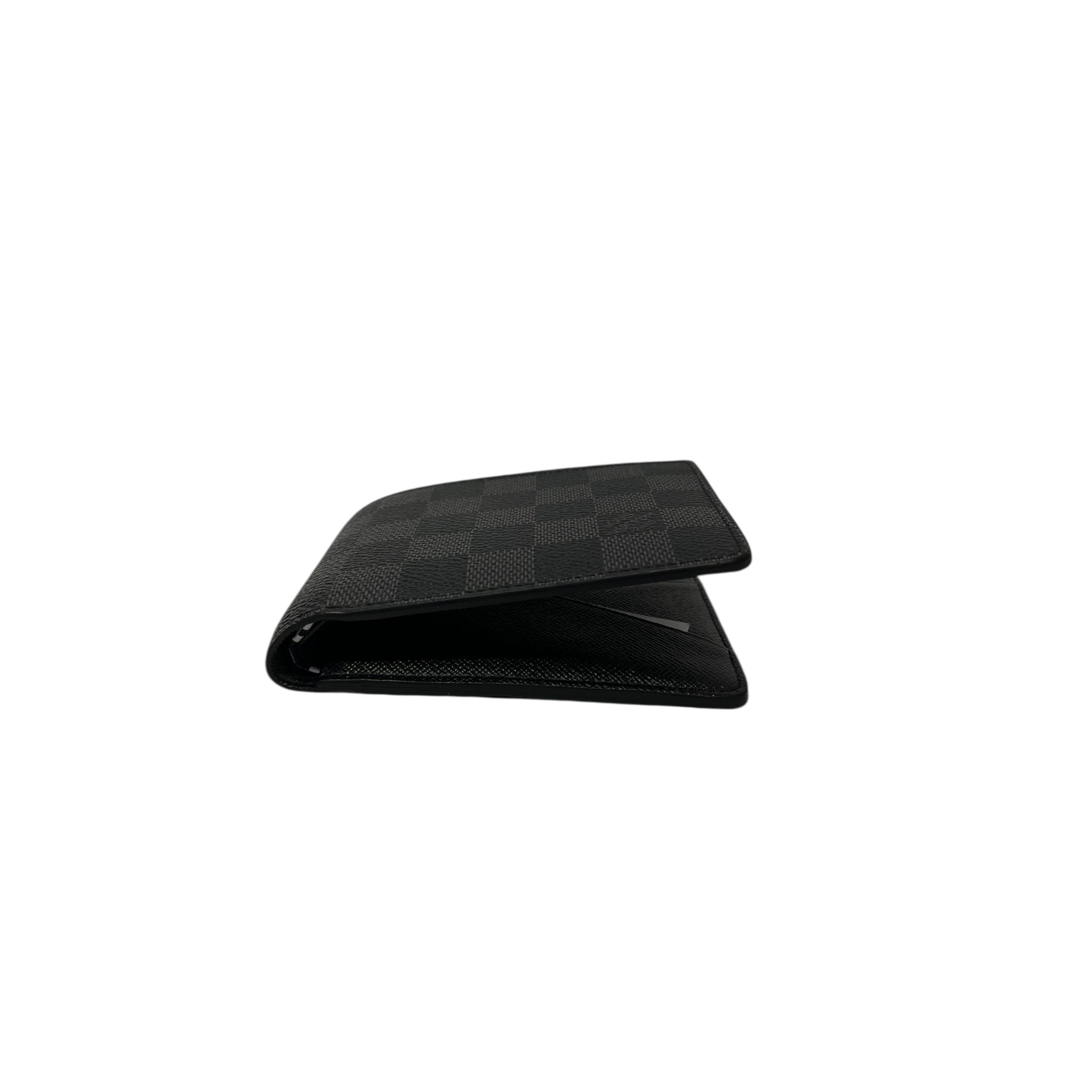 LOUIS VUITTON/Bifold Wallet/Leather/BLK/ view 5