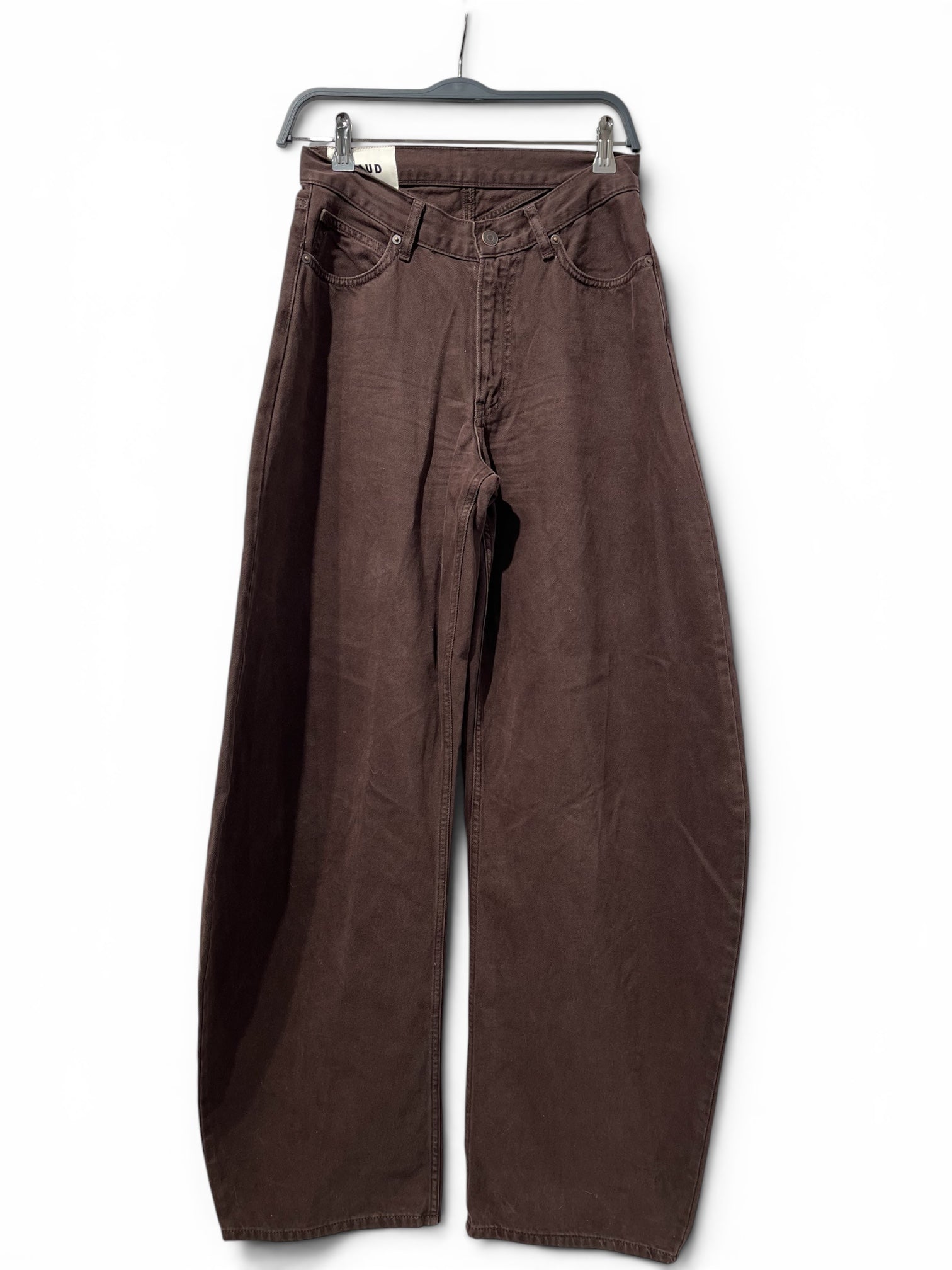 STAUD/Wide Leg Pants/27/Cotton/BRW/ view 1