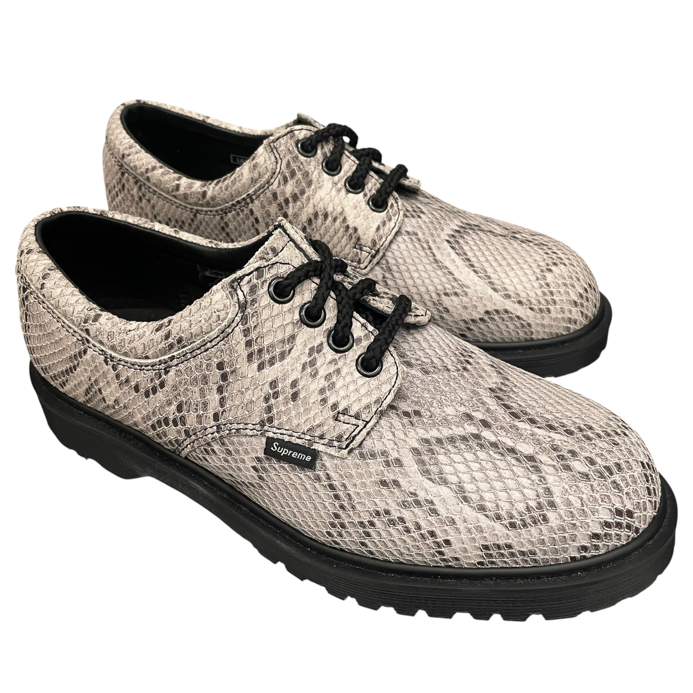 Dr.Martens/Supreme/Shoes/US 7/Animal Pattern/Leather/GRY/SNAKESKIN view 1